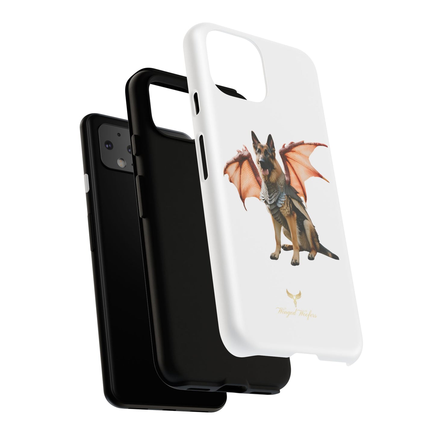 Mythical German Shepherd with Wings Dog iPhone Case | Tough Cases for Pet Lovers