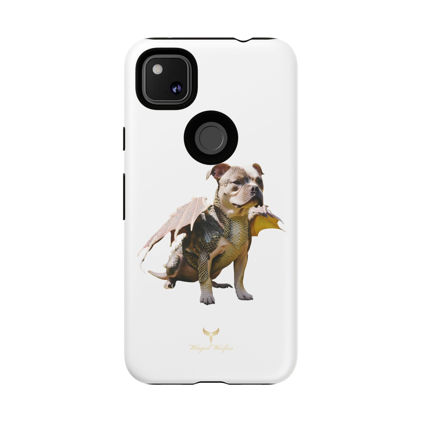 Staffordshire Bulldog Dragon Tough Phone Case - Unique Animal Design for Pet Lovers