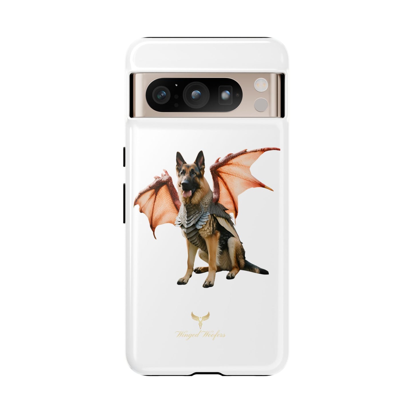 Mythical German Shepherd with Wings Dog iPhone Case | Tough Cases for Pet Lovers