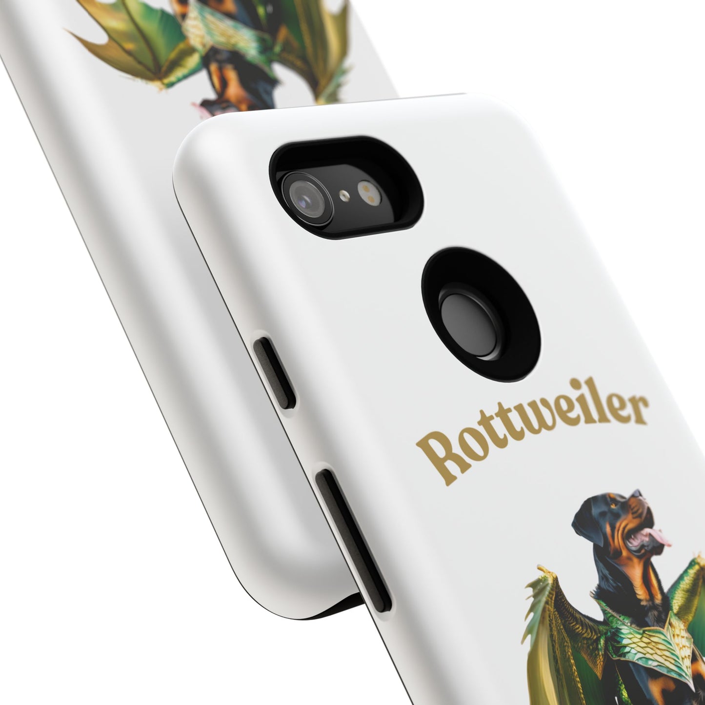 Rottweiler Dragon Wings Phone Case - Tough Cases for Dog Lovers