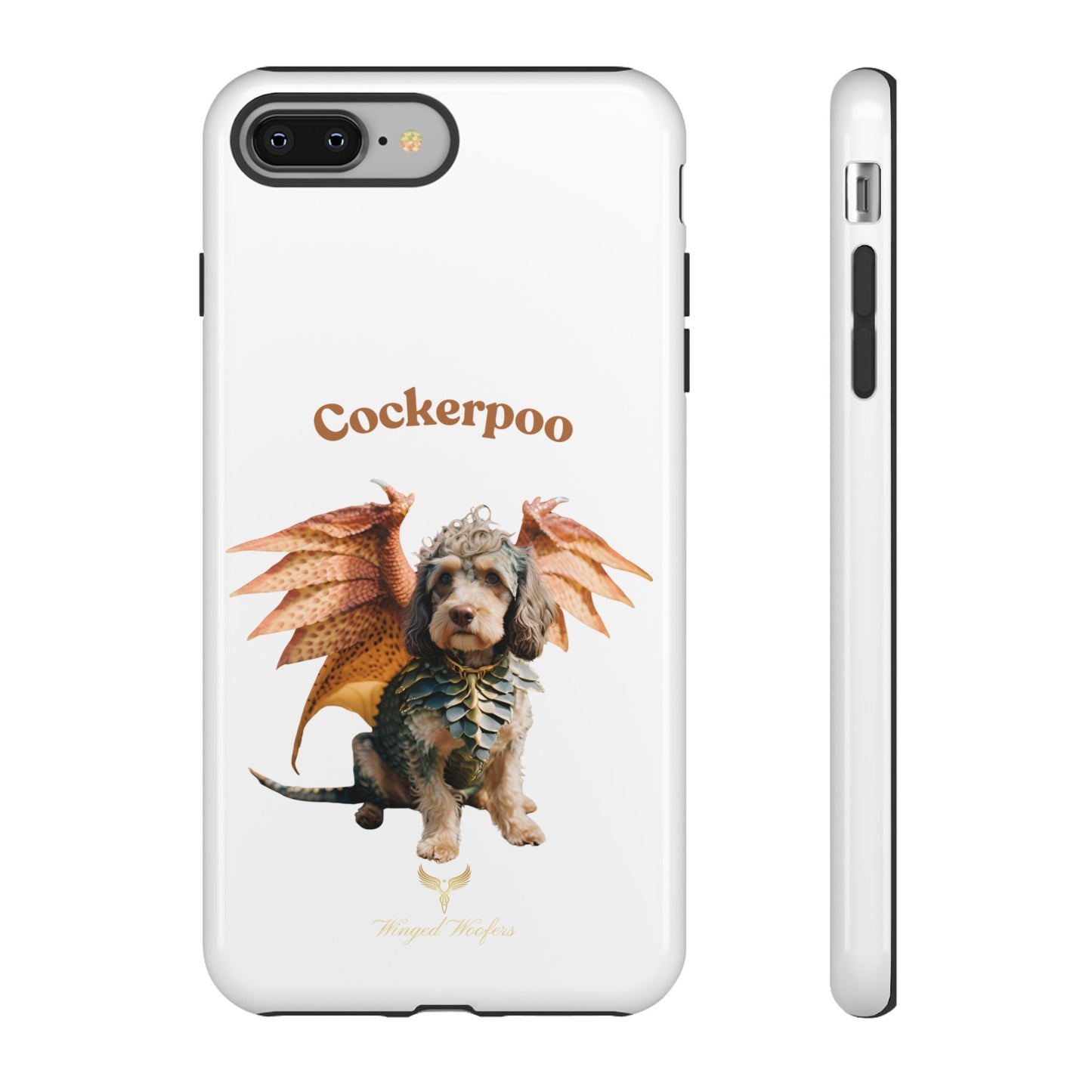 Cockerpoo Dragon Phone Case – Tough & Whimsical Pet Lover Gift