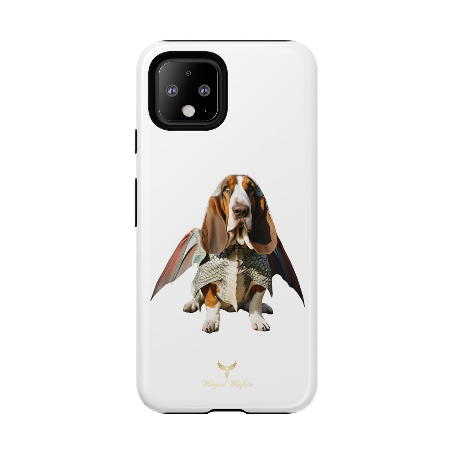 Whimsical Basset Hound Dog Phone Case - Tough Cases for Animal Lovers