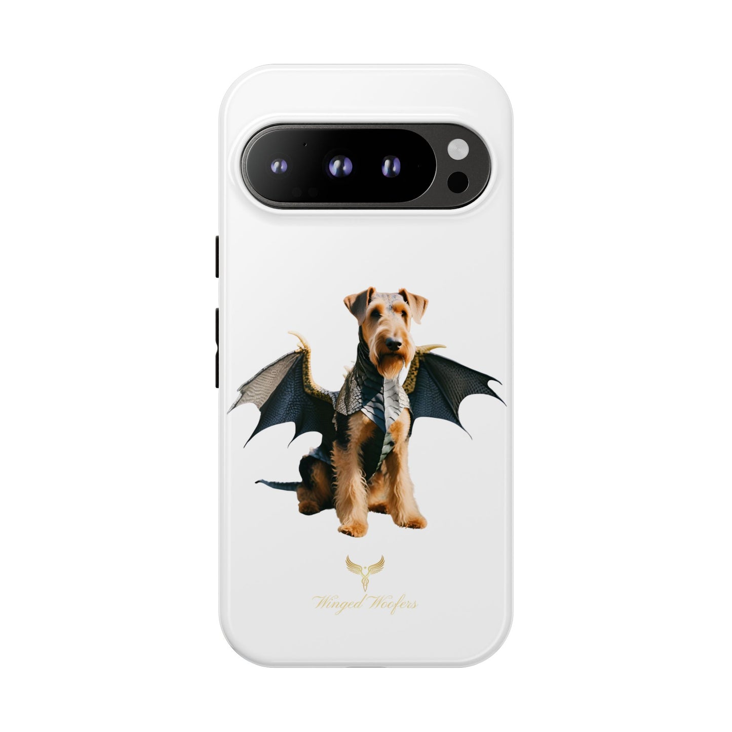 Cool Dragon Airedale Terrier Dog Phone Case - Tough Cases for Pet Lovers