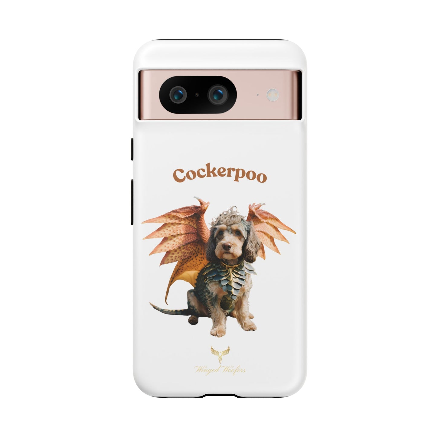 Cockerpoo Dragon Phone Case – Tough & Whimsical Pet Lover Gift