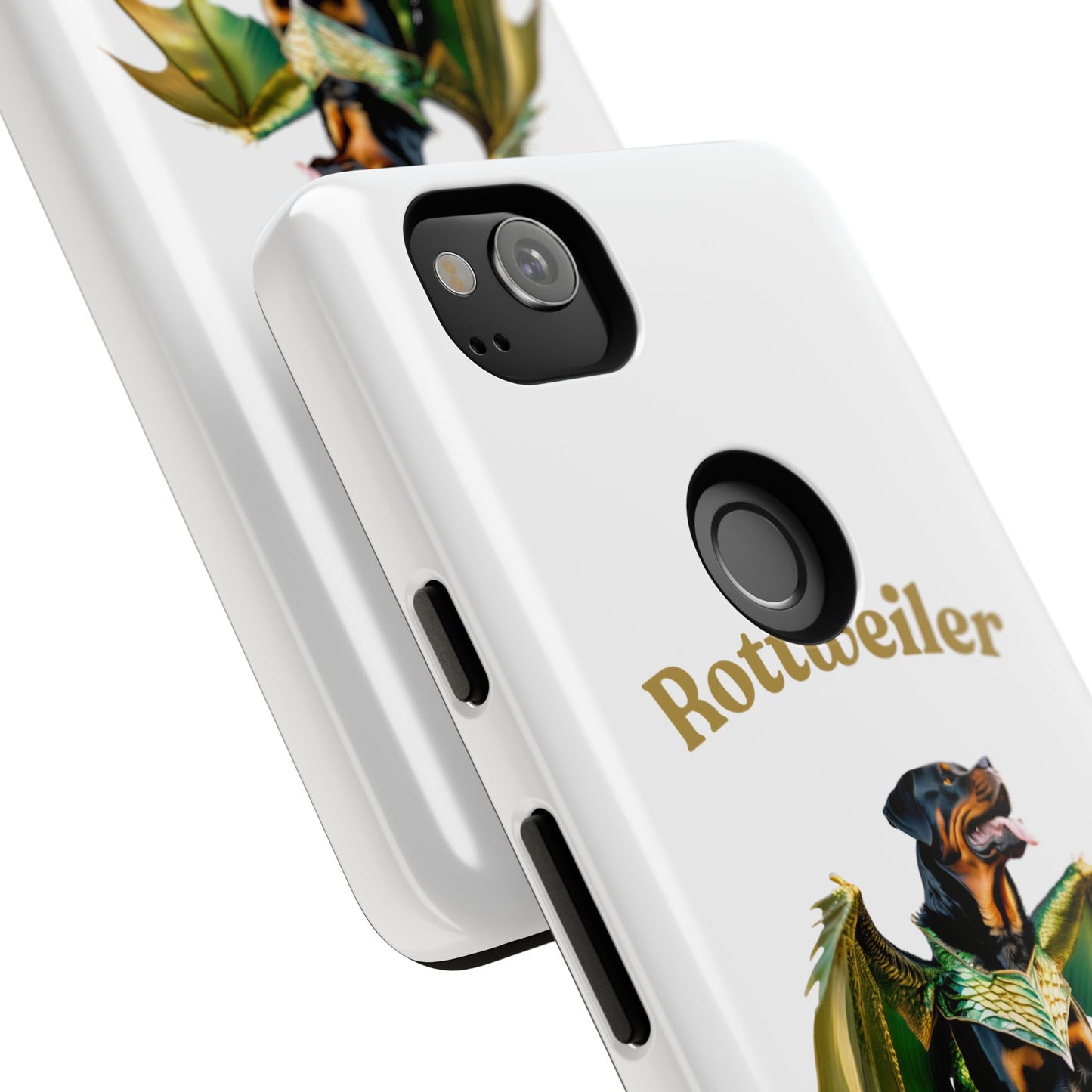 Rottweiler Dragon Wings Phone Case - Tough Cases for Dog Lovers