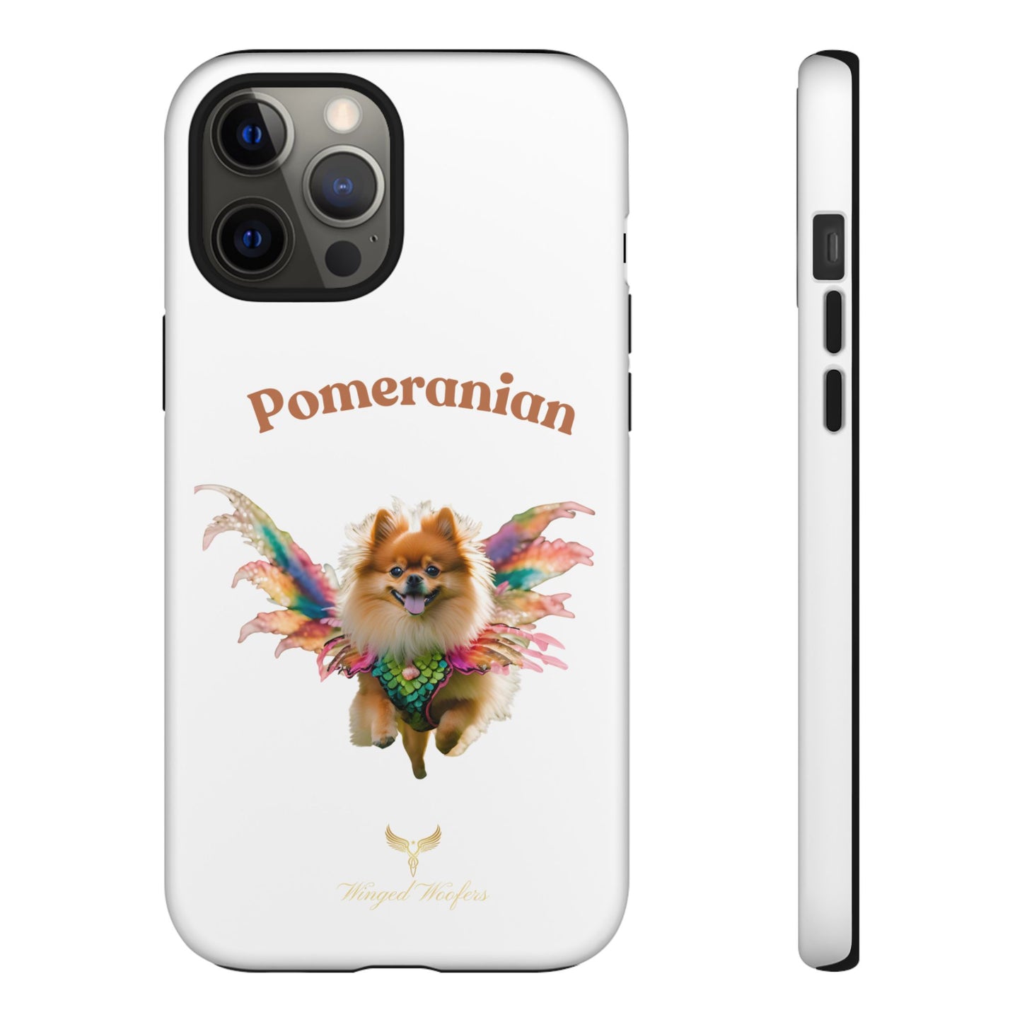 Pomeranian Winged Dog Phone Case – Cute Dog Lover Accessory