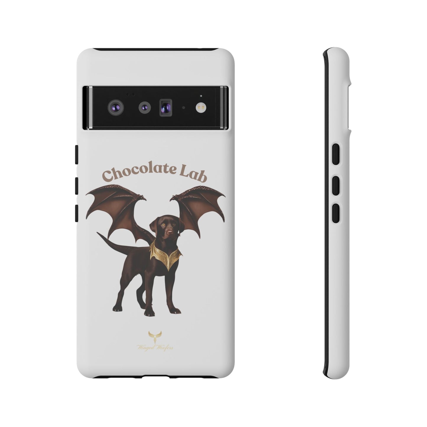 Chocolate Lab Dragon Phone Case - Tough & Stylish for Dog Lovers