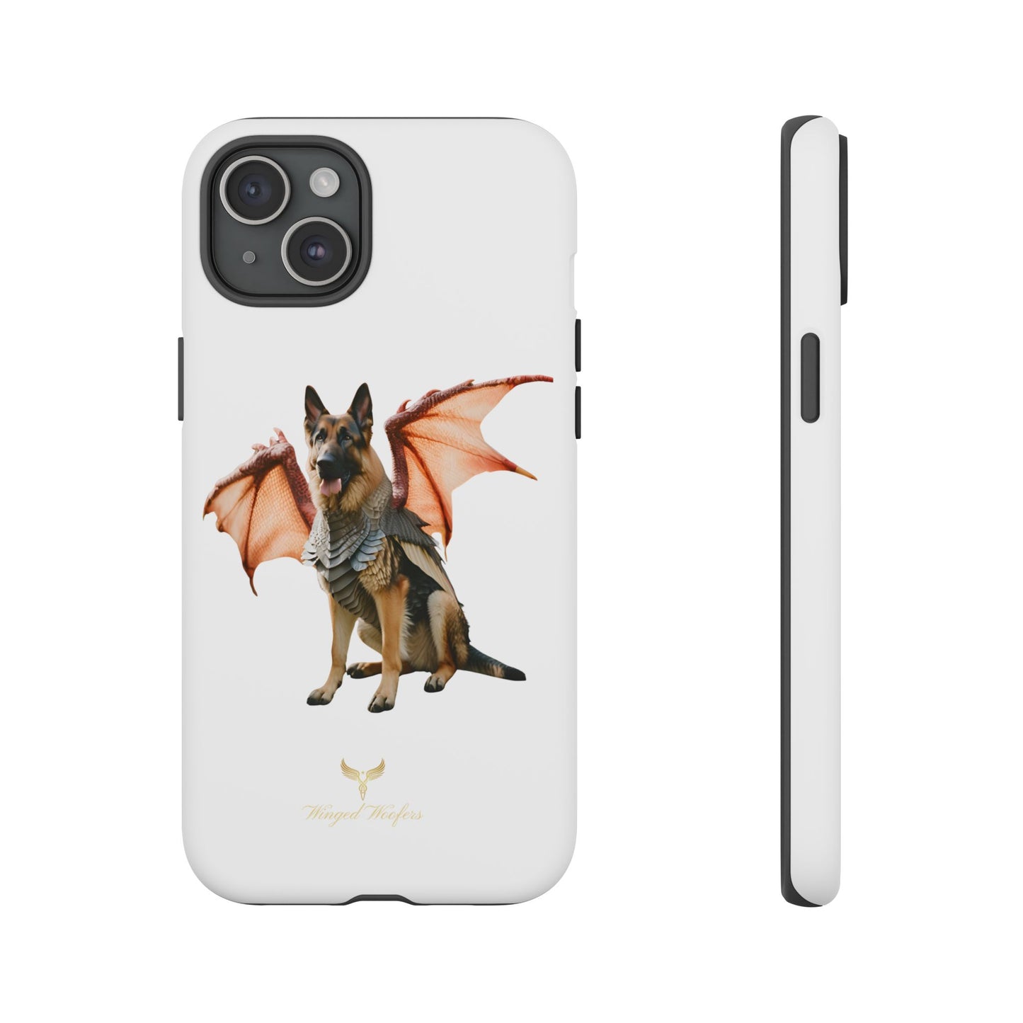 Mythical German Shepherd with Wings Dog iPhone Case | Tough Cases for Pet Lovers