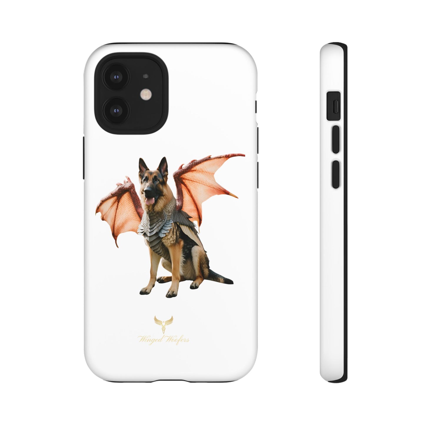 Mythical German Shepherd with Wings Dog iPhone Case | Tough Cases for Pet Lovers