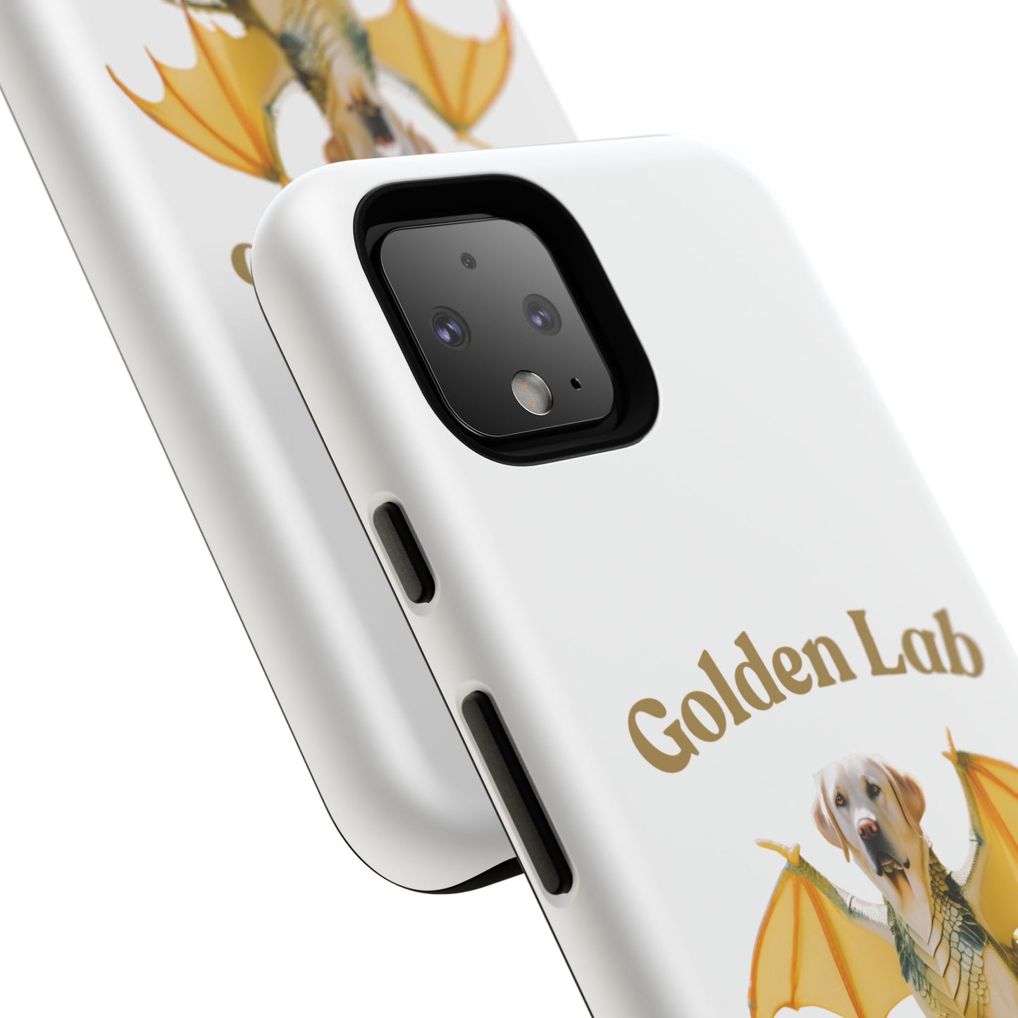 Golden Lab Dragon Phone Case - Tough Protection with a Fun Twist