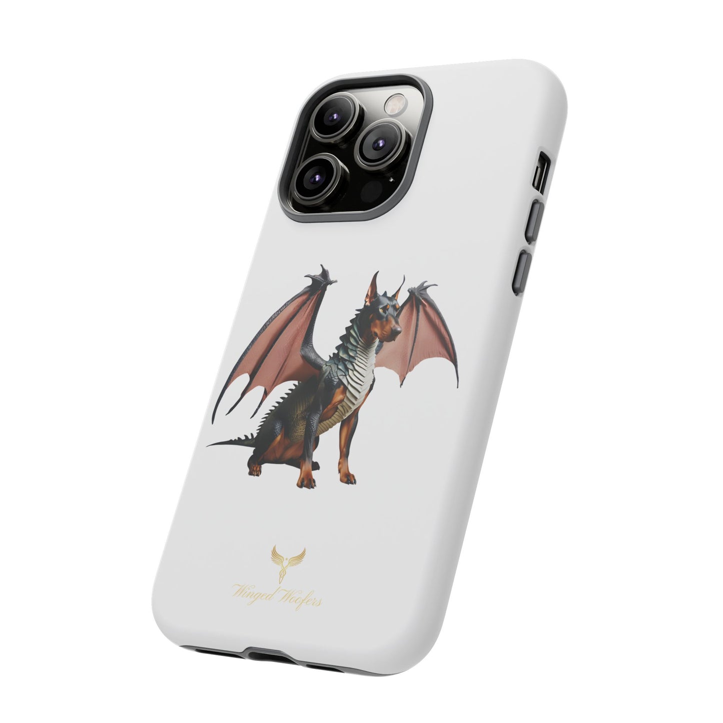 Mythical Doberman Pinscher Dragon Phone Case - Tough & Stylish Protection