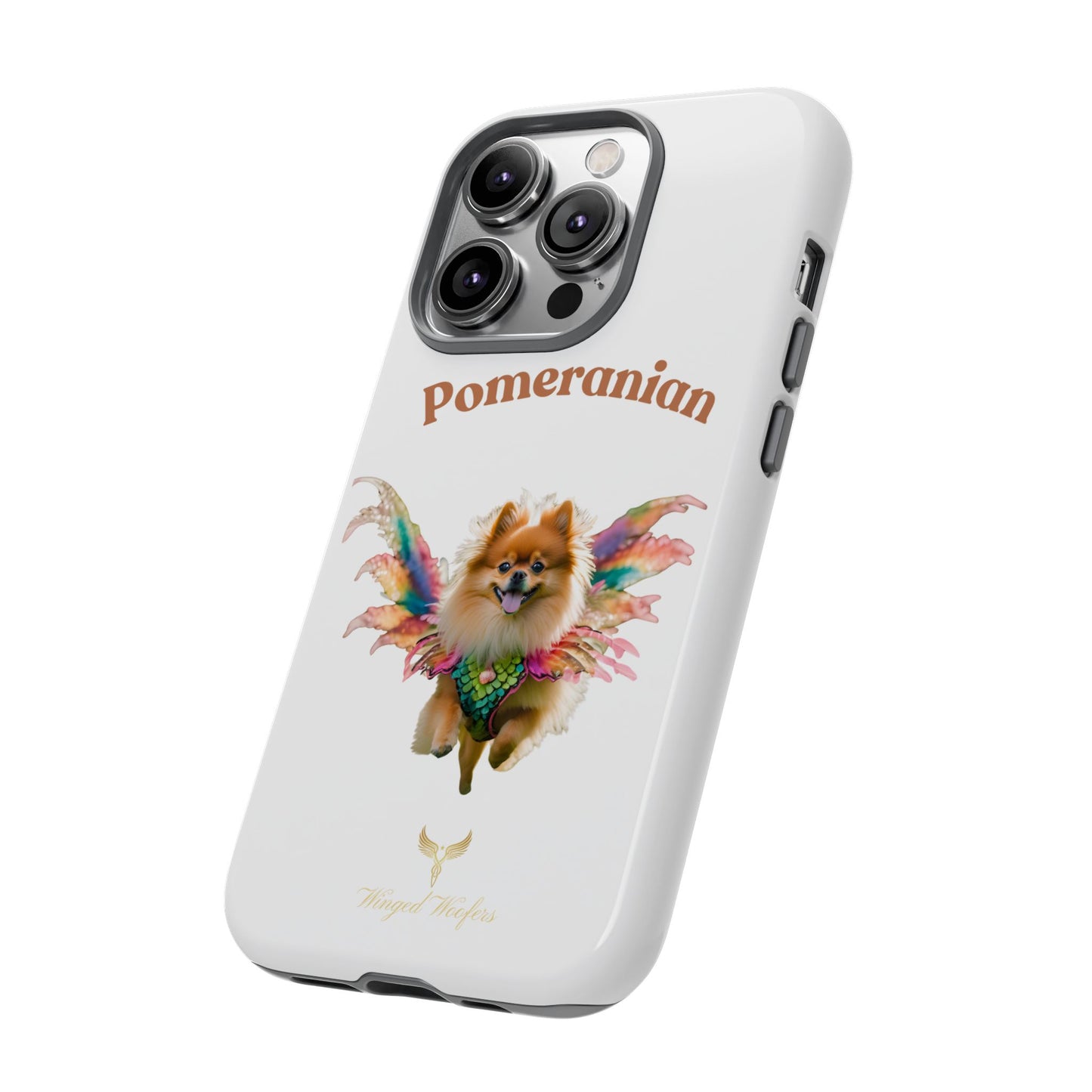 Pomeranian Winged Dog Phone Case – Cute Dog Lover Accessory