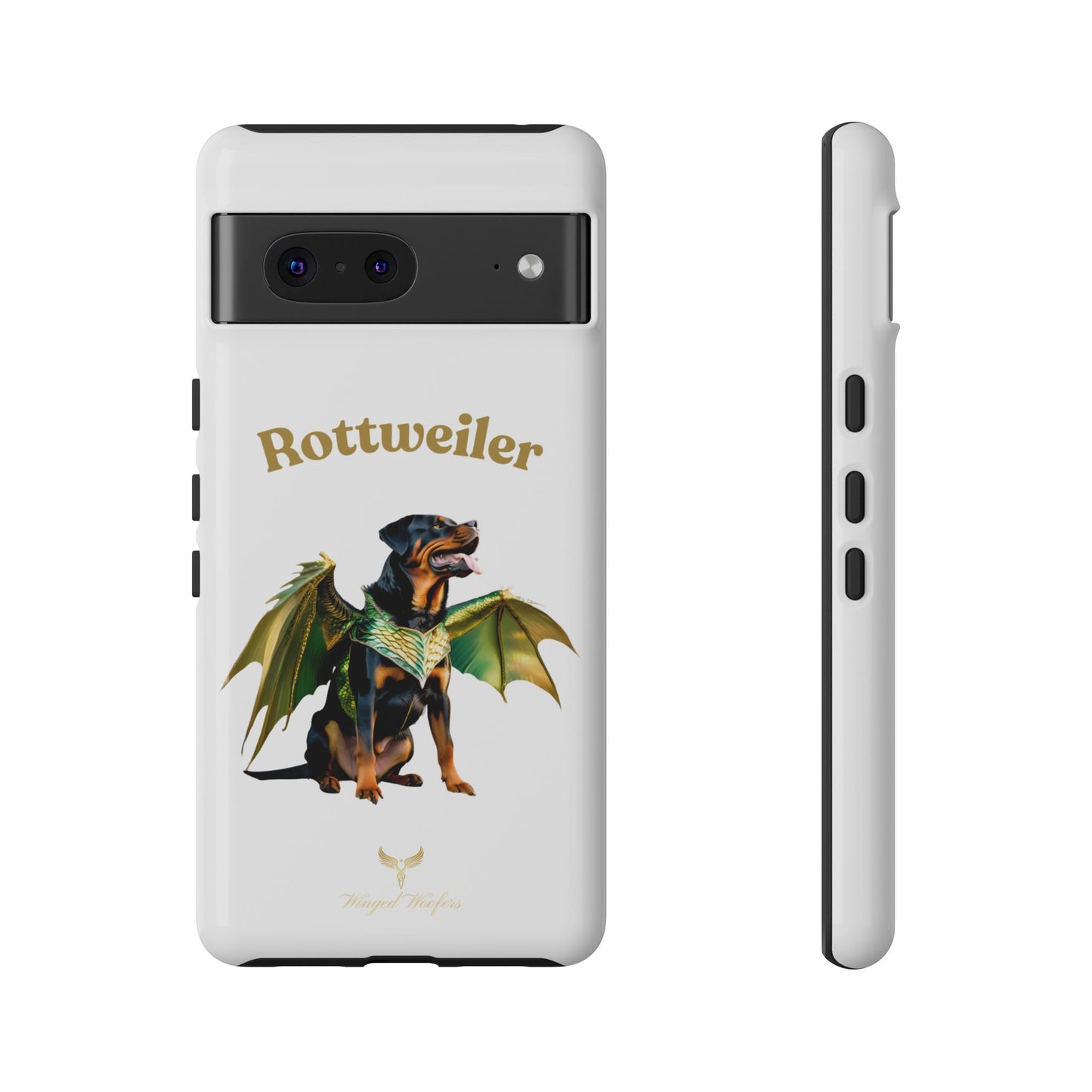 Rottweiler Dragon Wings Phone Case - Tough Cases for Dog Lovers