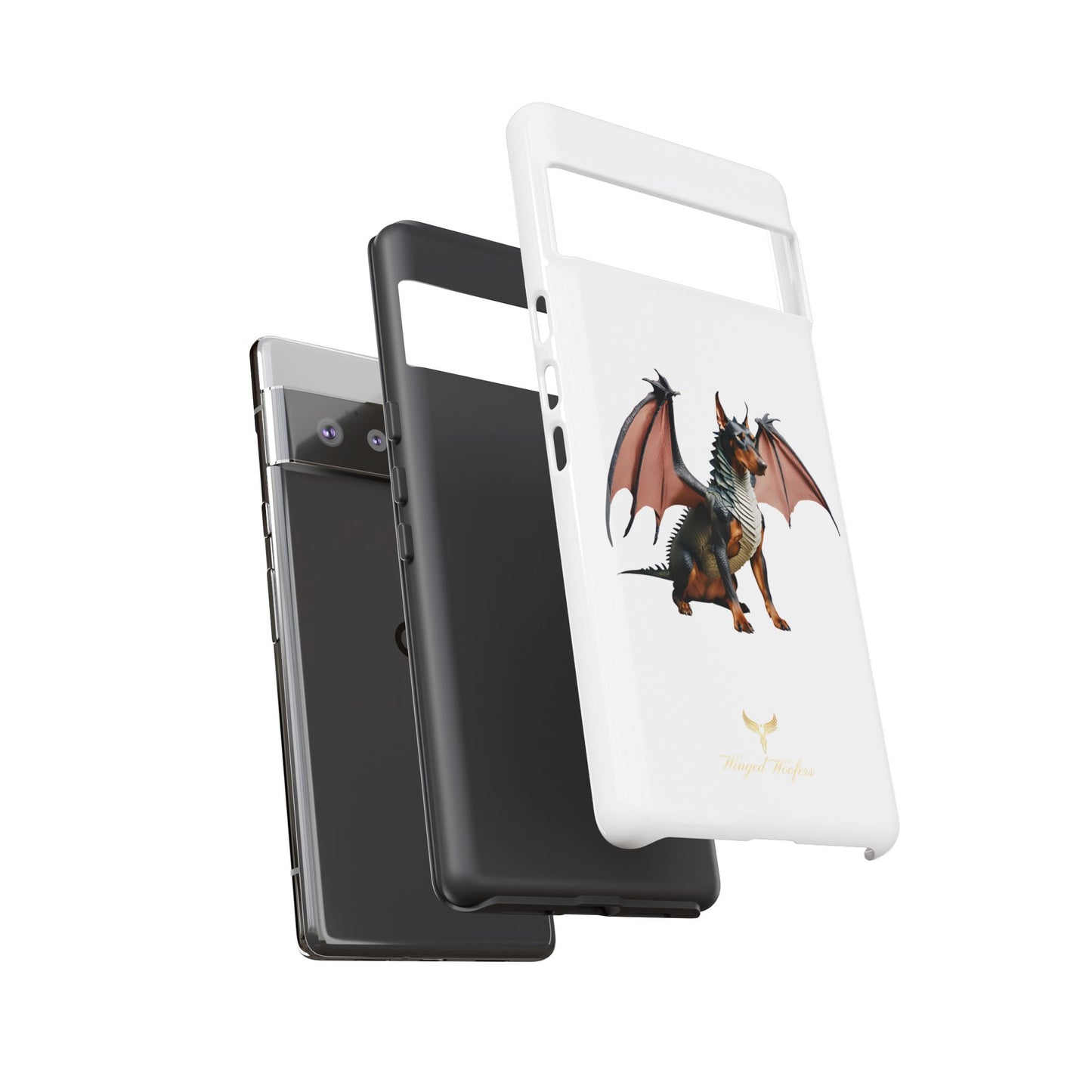 Mythical Doberman Pinscher Dragon Phone Case - Tough & Stylish Protection