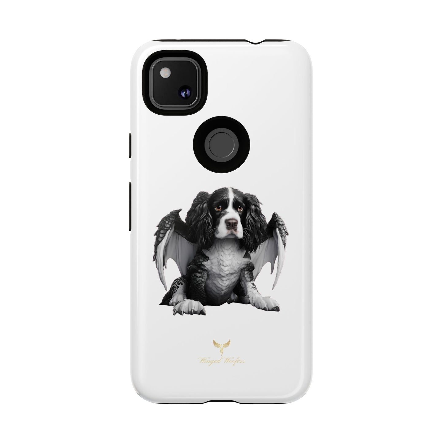 Springer Spaniel Puppy Dragon Winged Dog Phone Case - Tough Cases for Pet Lovers