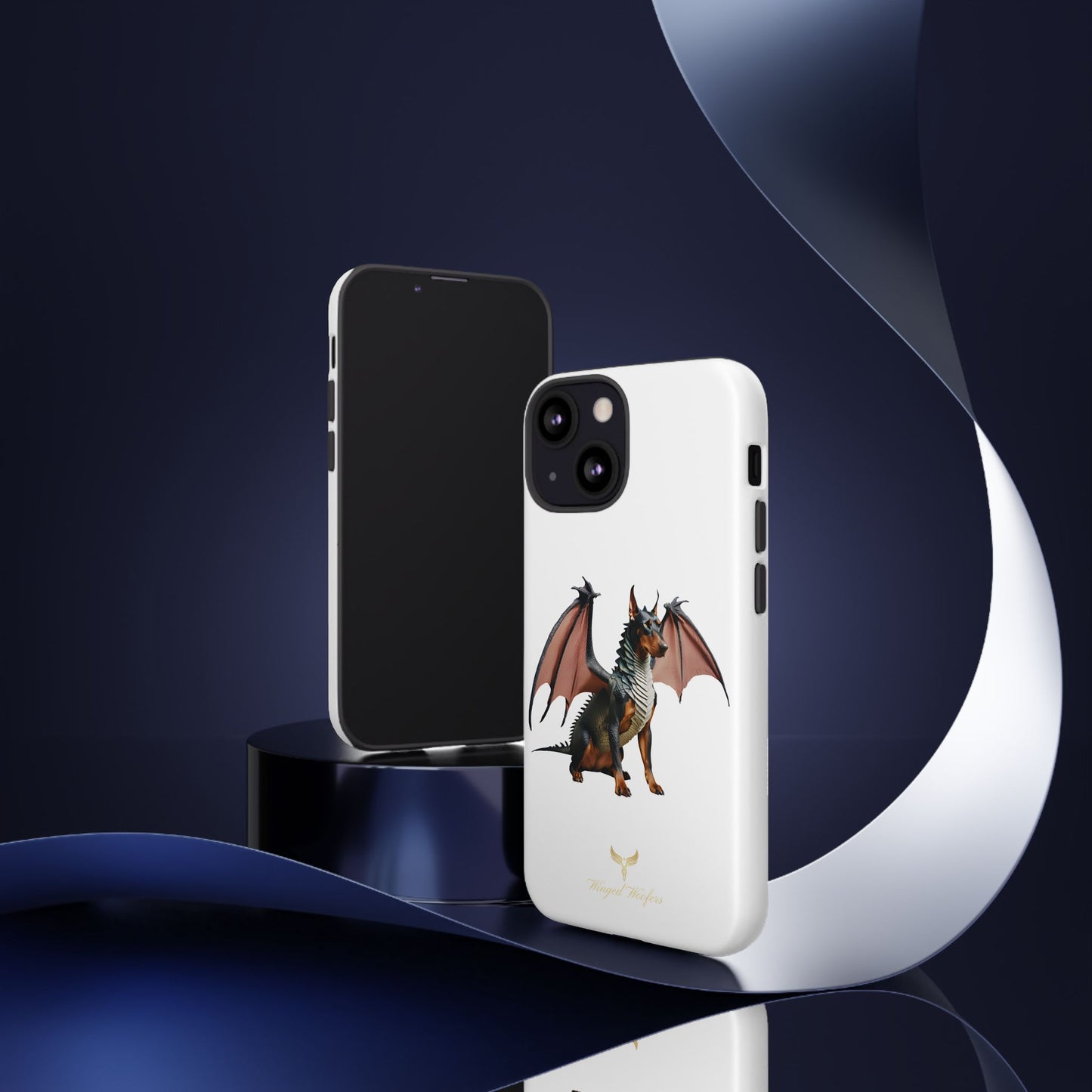 Mythical Doberman Pinscher Dragon Phone Case - Tough & Stylish Protection