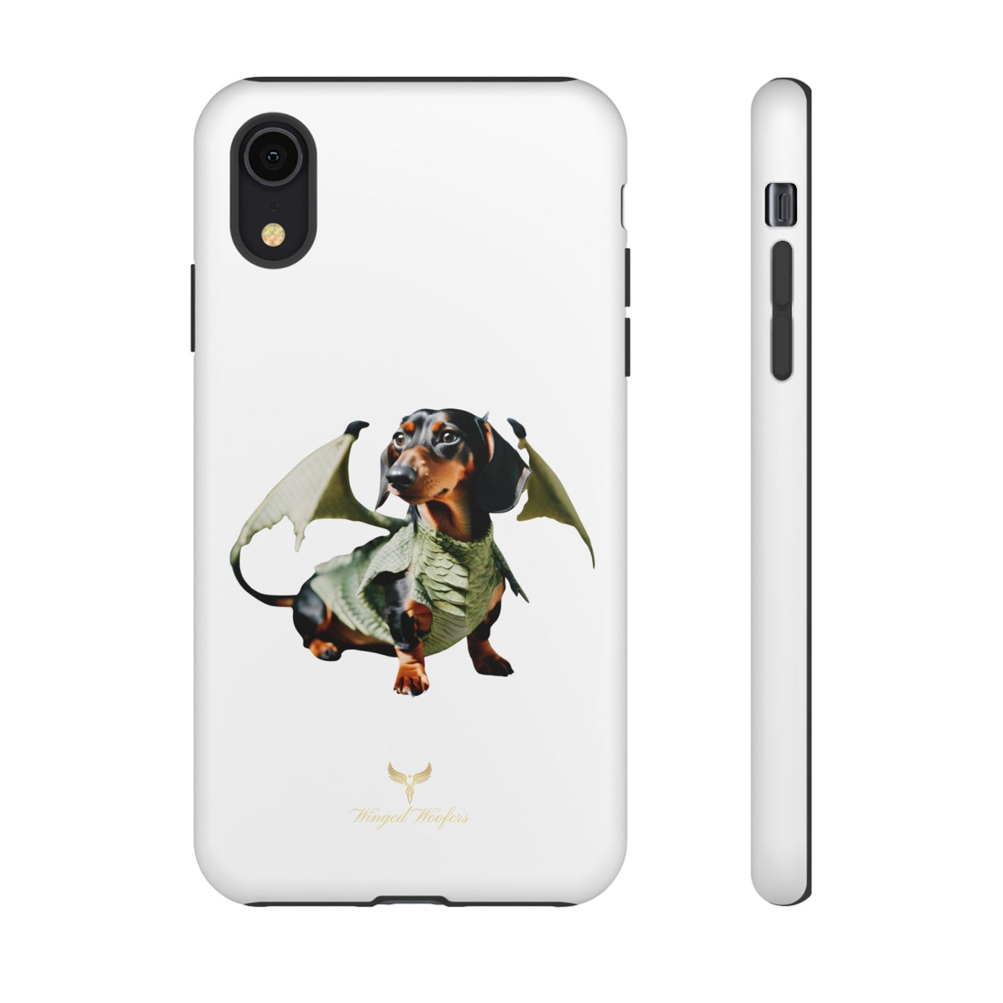 Whimsical Dragon Dog Phone Case - Tough Cases for Pet Lovers