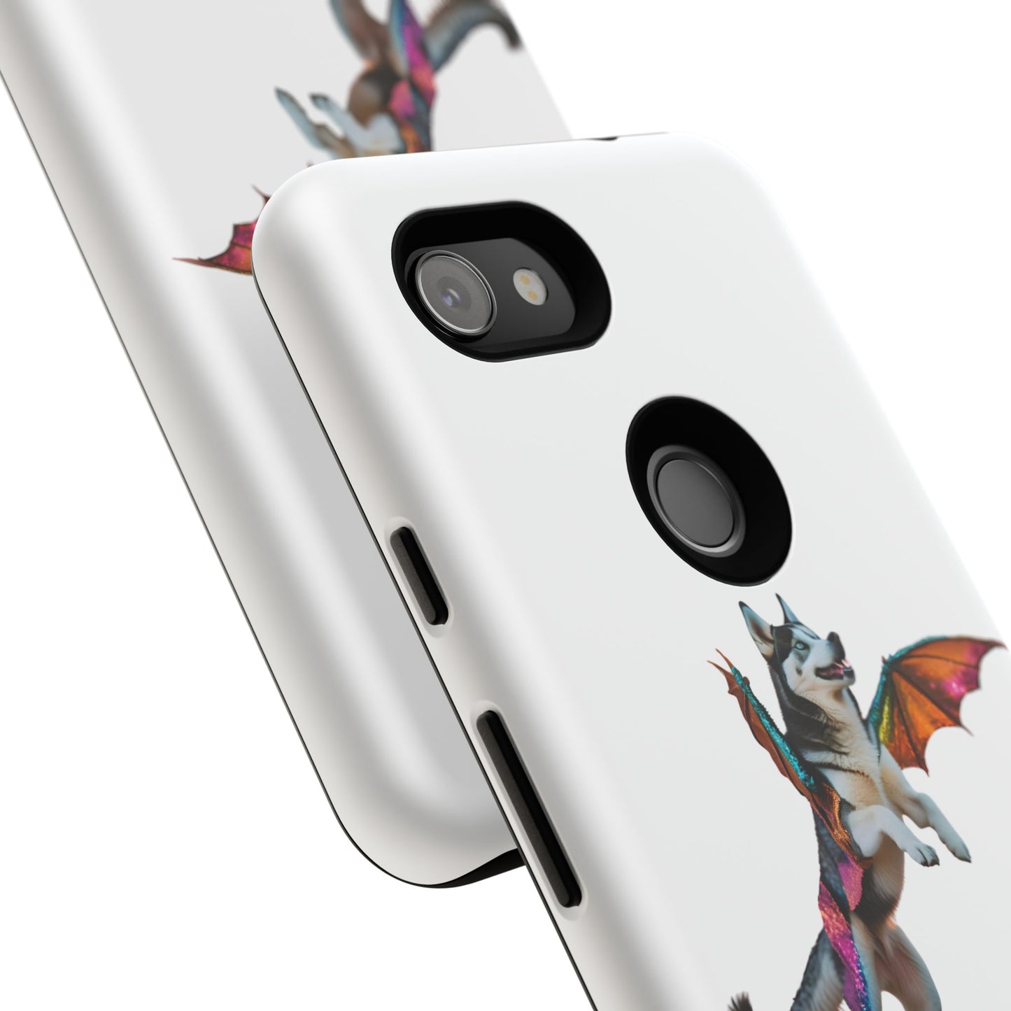 Magical Husky Pet Phone Case - Winged Dog Design | Tough Cases | Unique Animal Lover Gift