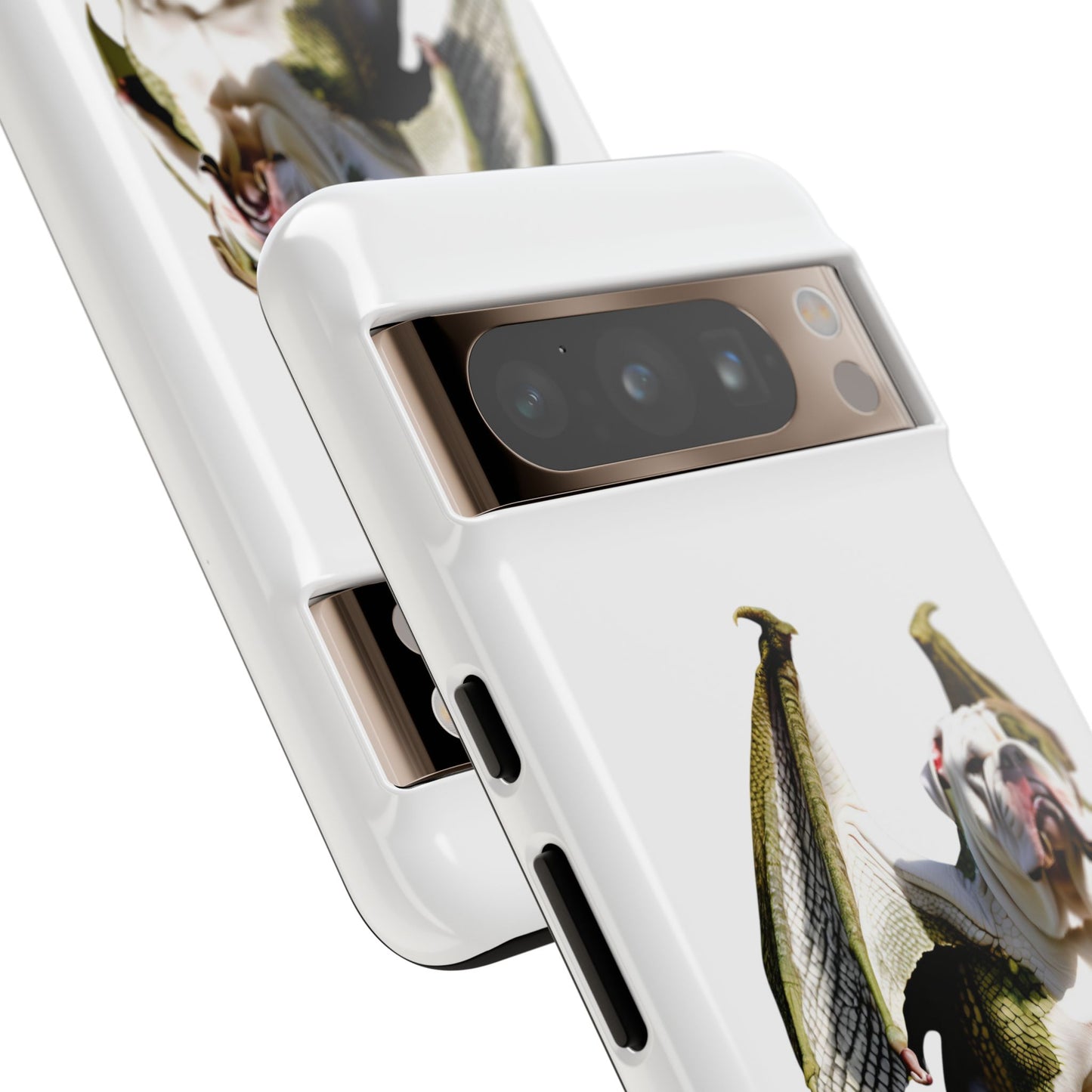 English Bulldog Dragon Phone Case - Tough & Unique Design