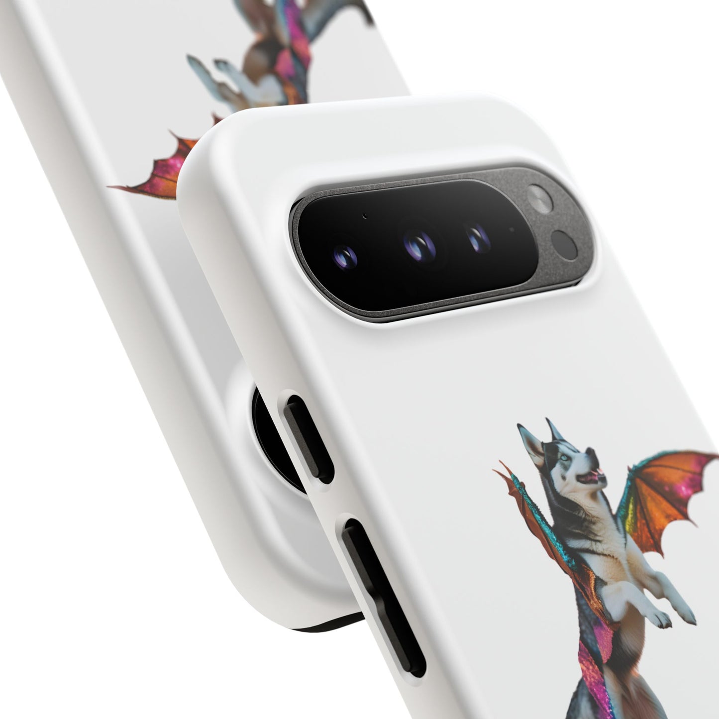 Magical Husky Pet Phone Case - Winged Dog Design | Tough Cases | Unique Animal Lover Gift