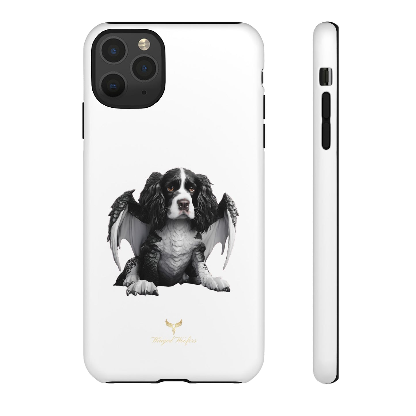 Springer Spaniel Puppy Dragon Winged Dog Phone Case - Tough Cases for Pet Lovers