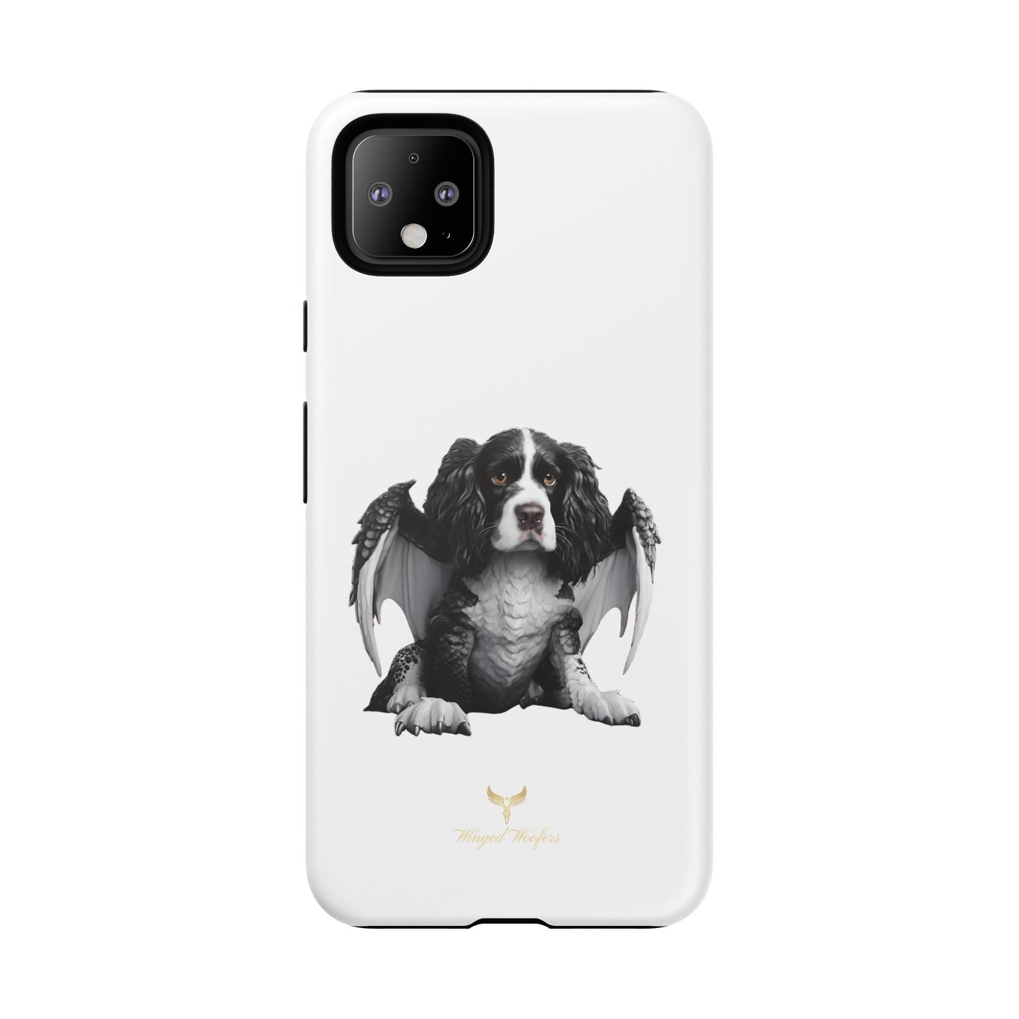 Springer Spaniel Puppy Dragon Winged Dog Phone Case - Tough Cases for Pet Lovers