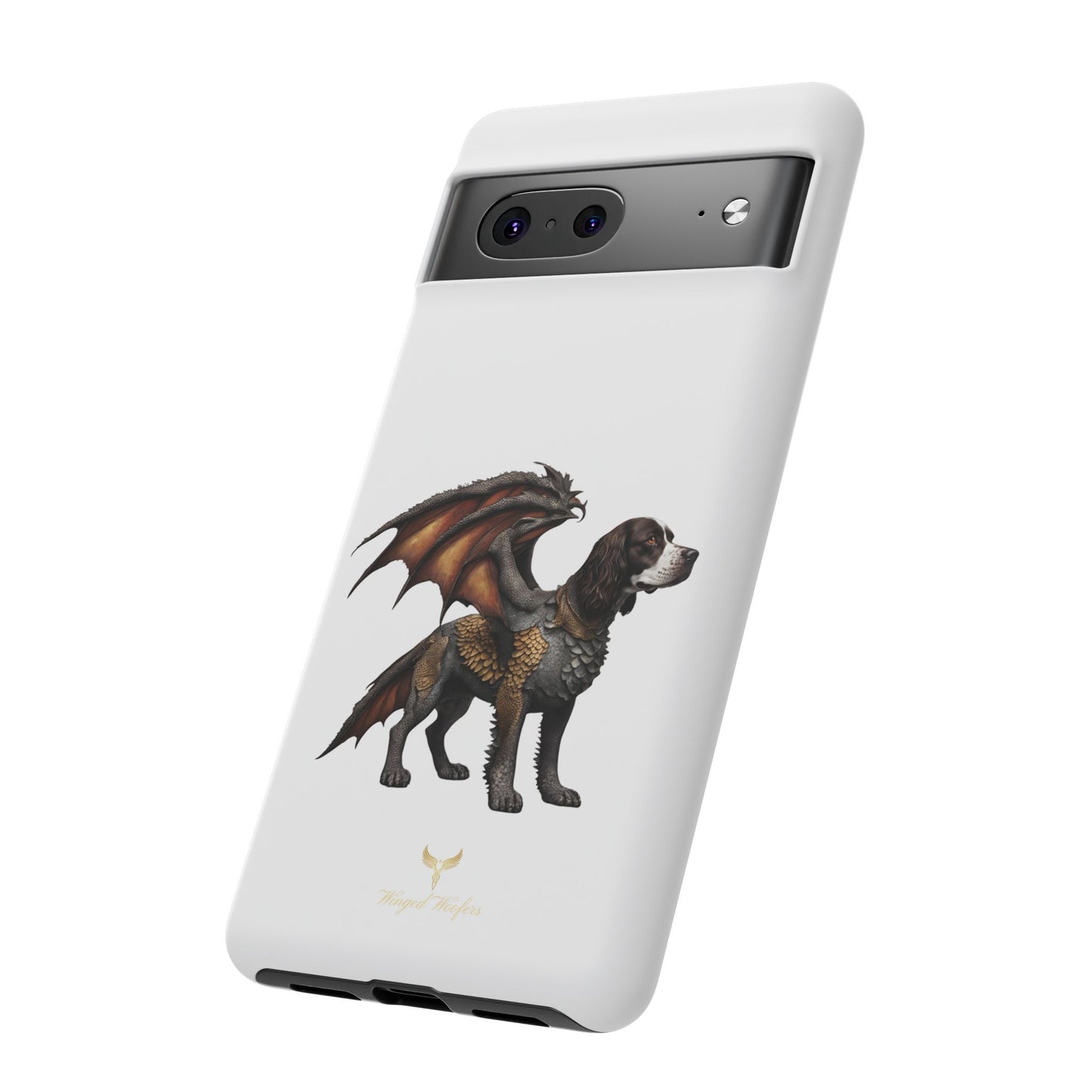 Fantasy Springer Spaniel as a Dragon Phone Case - Tough Cases for Pet Lovers