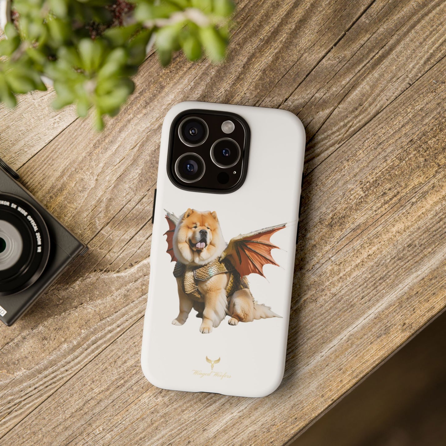 Funny Dragon Chow Chow Dog Phone Case - Tough Cases for Pet Lovers