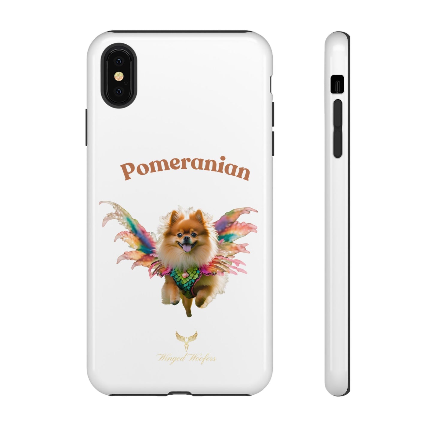 Pomeranian Winged Dog Phone Case – Cute Dog Lover Accessory