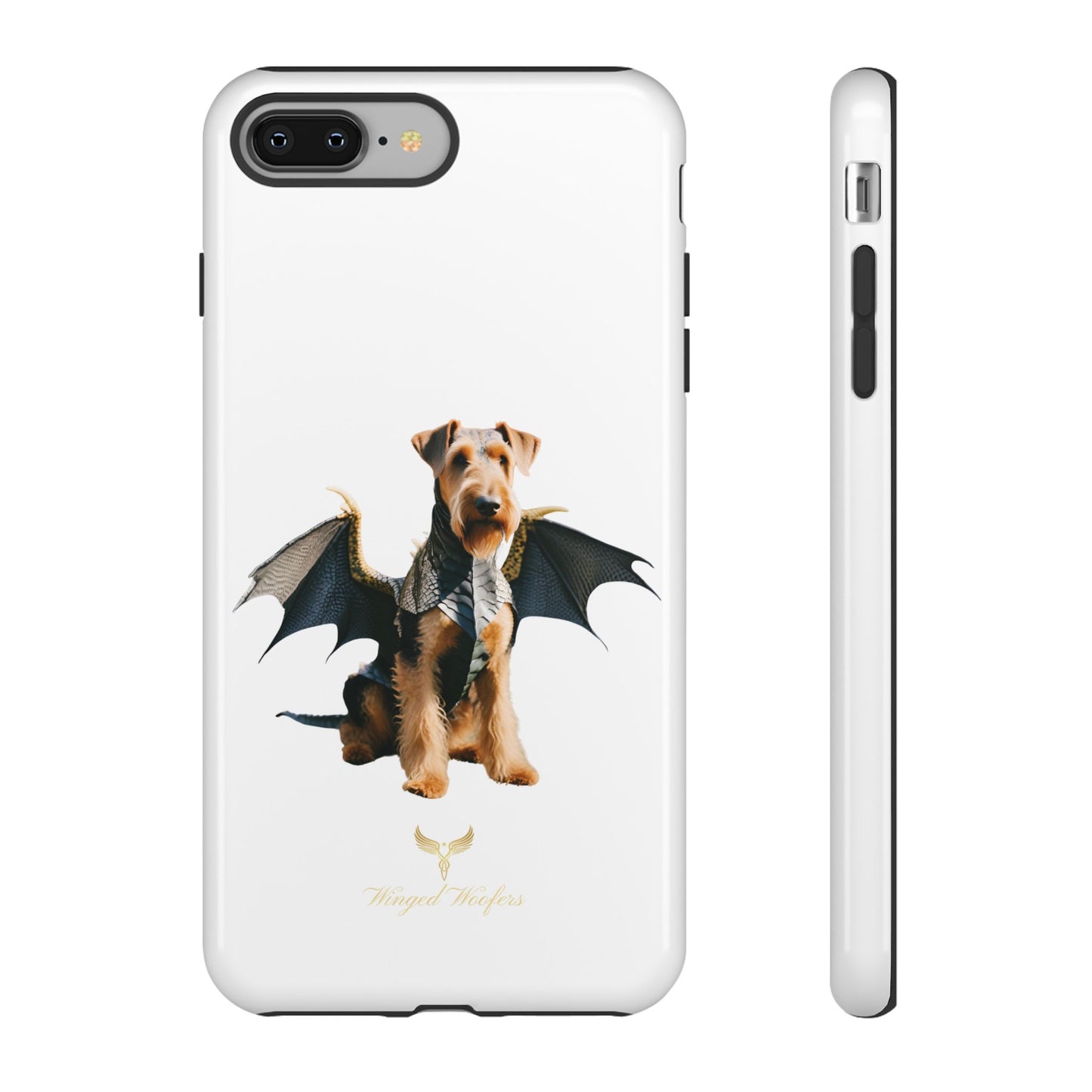 Cool Dragon Airedale Terrier Dog Phone Case - Tough Cases for Pet Lovers