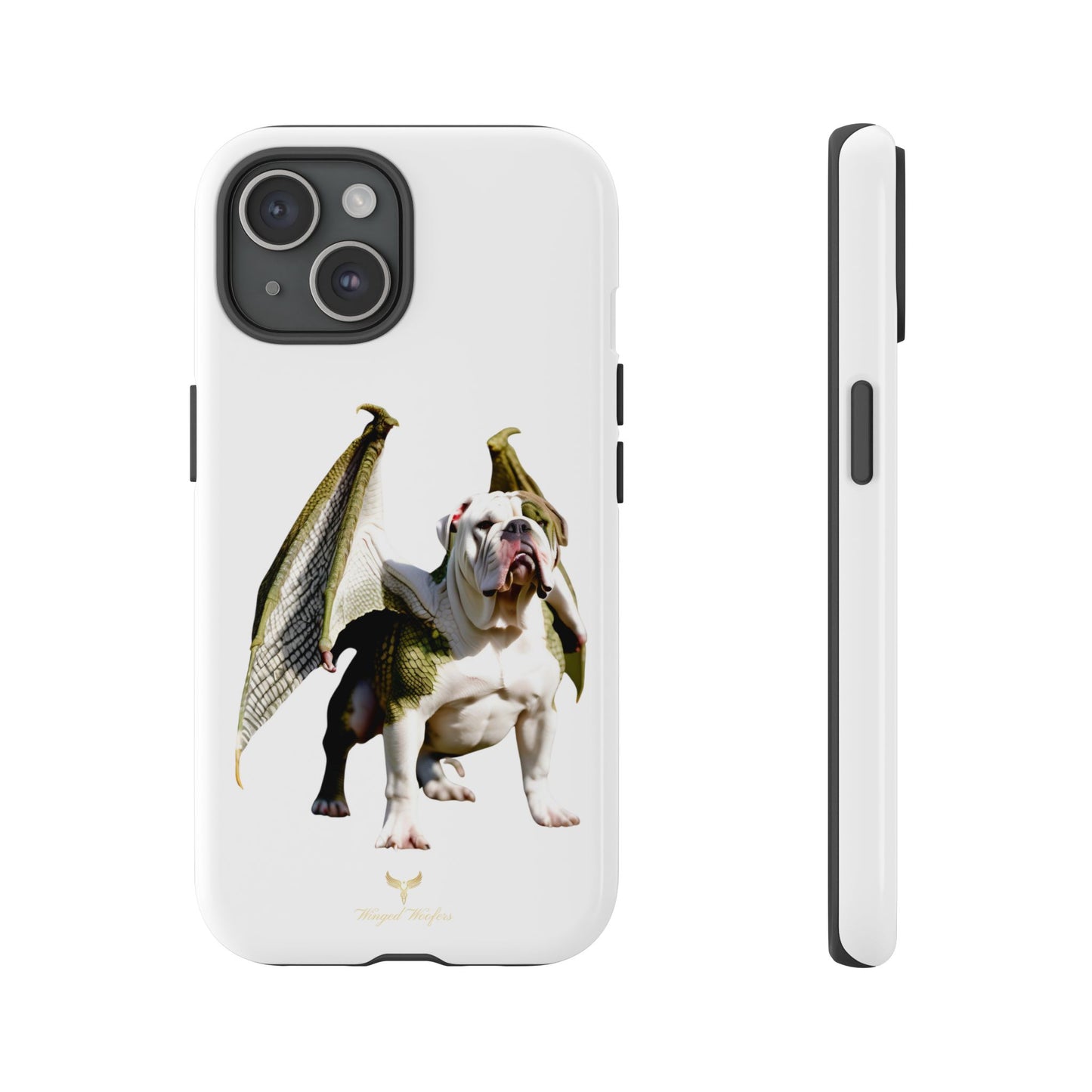 English Bulldog Dragon Phone Case - Tough & Unique Design