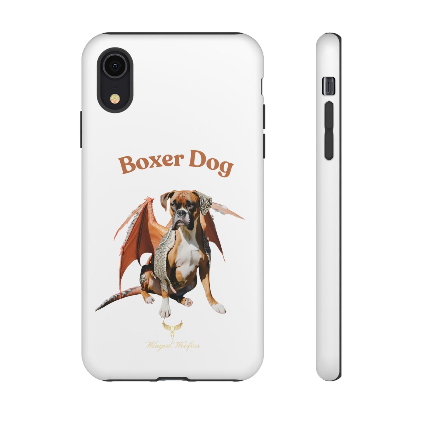 Boxer Dog Dragon Art Phone Case - Tough Cases