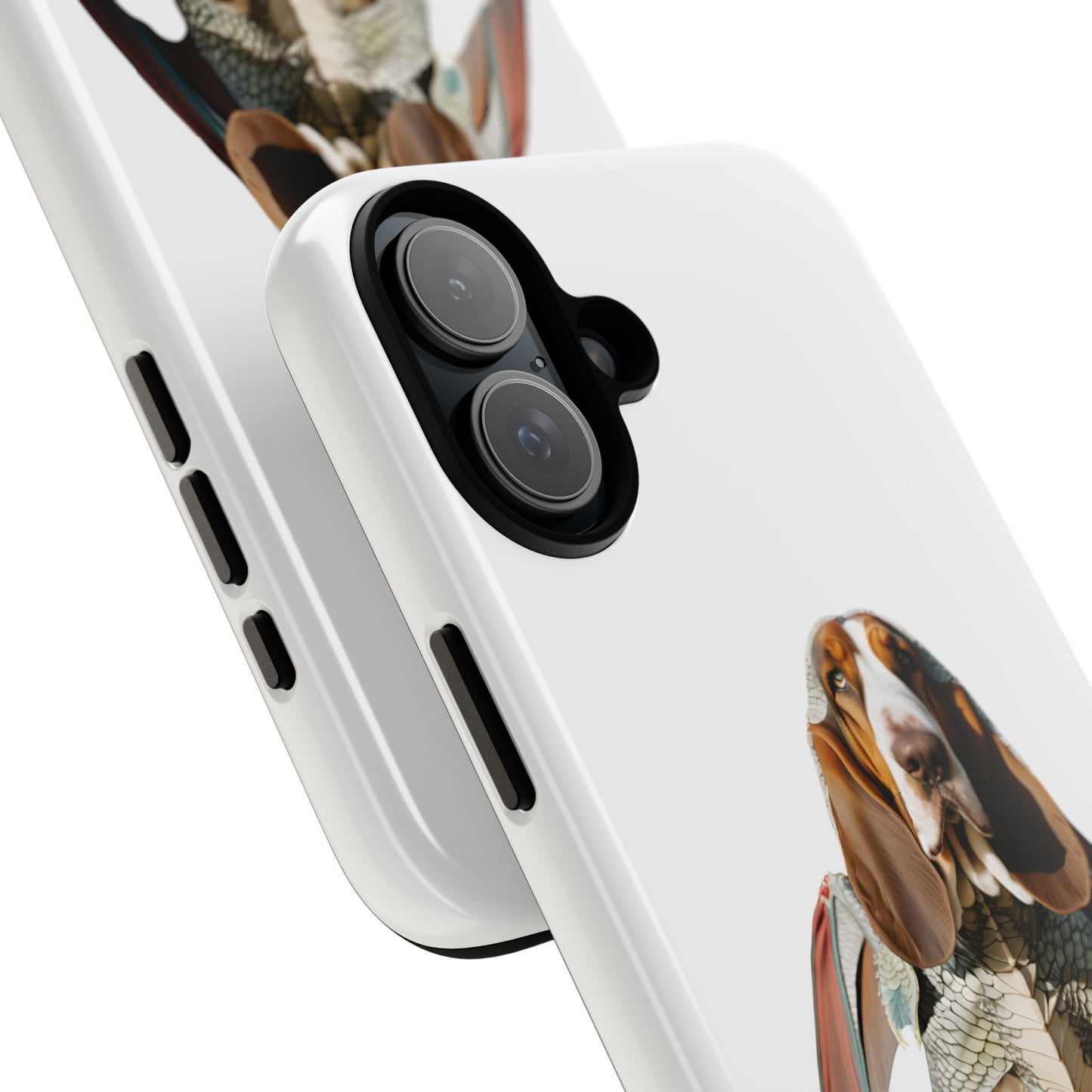 Whimsical Basset Hound Dog Phone Case - Tough Cases for Animal Lovers