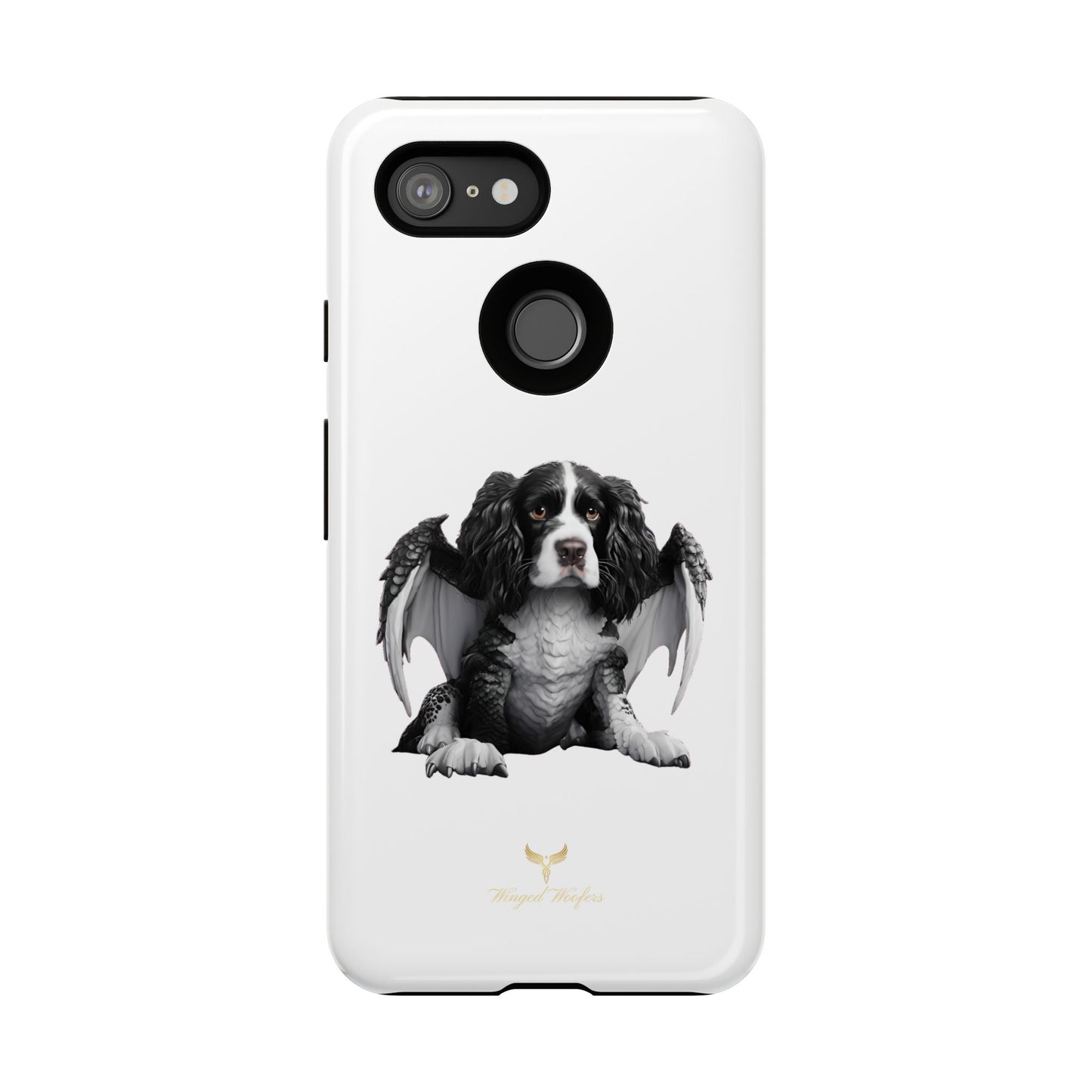 Springer Spaniel Puppy Dragon Winged Dog Phone Case - Tough Cases for Pet Lovers