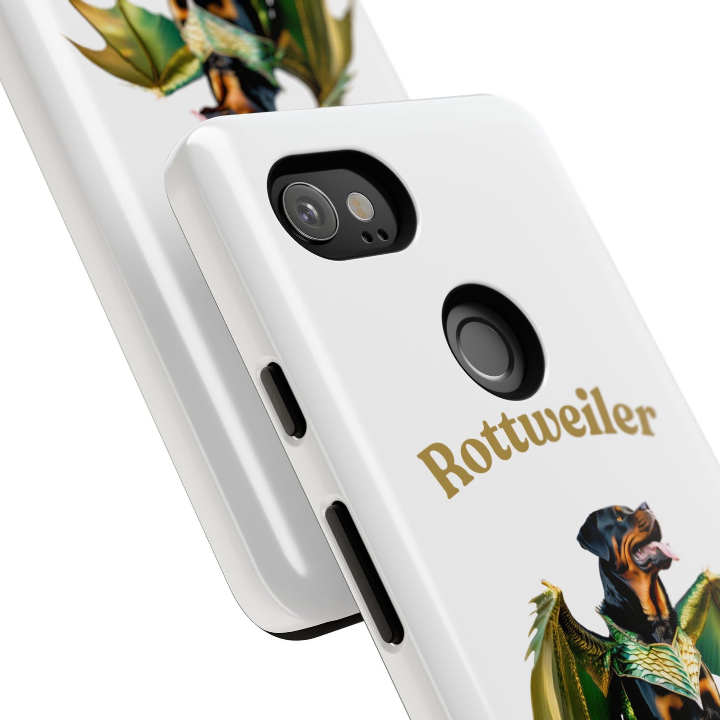 Rottweiler Dragon Wings Phone Case - Tough Cases for Dog Lovers