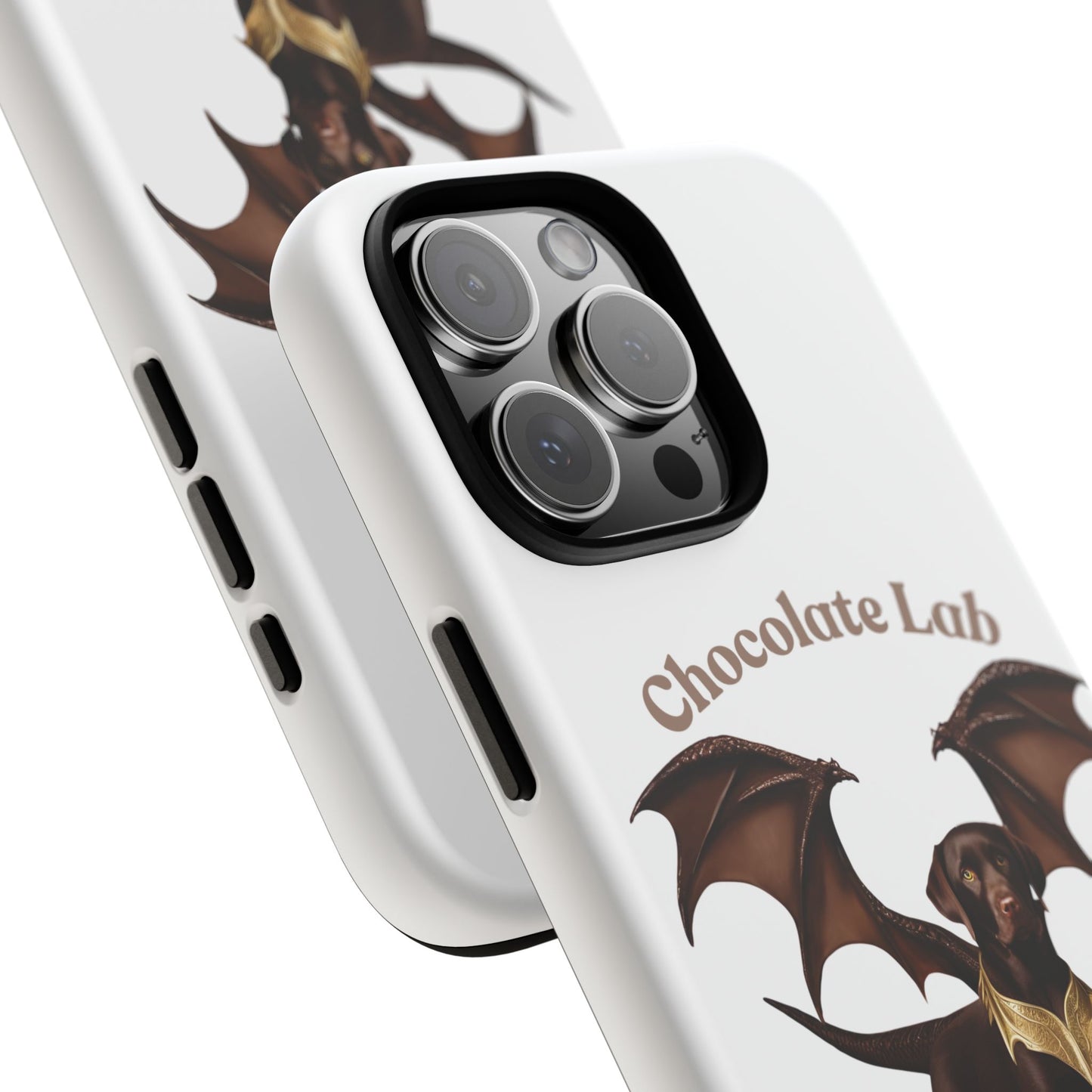 Chocolate Lab Dragon Phone Case - Tough & Stylish for Dog Lovers