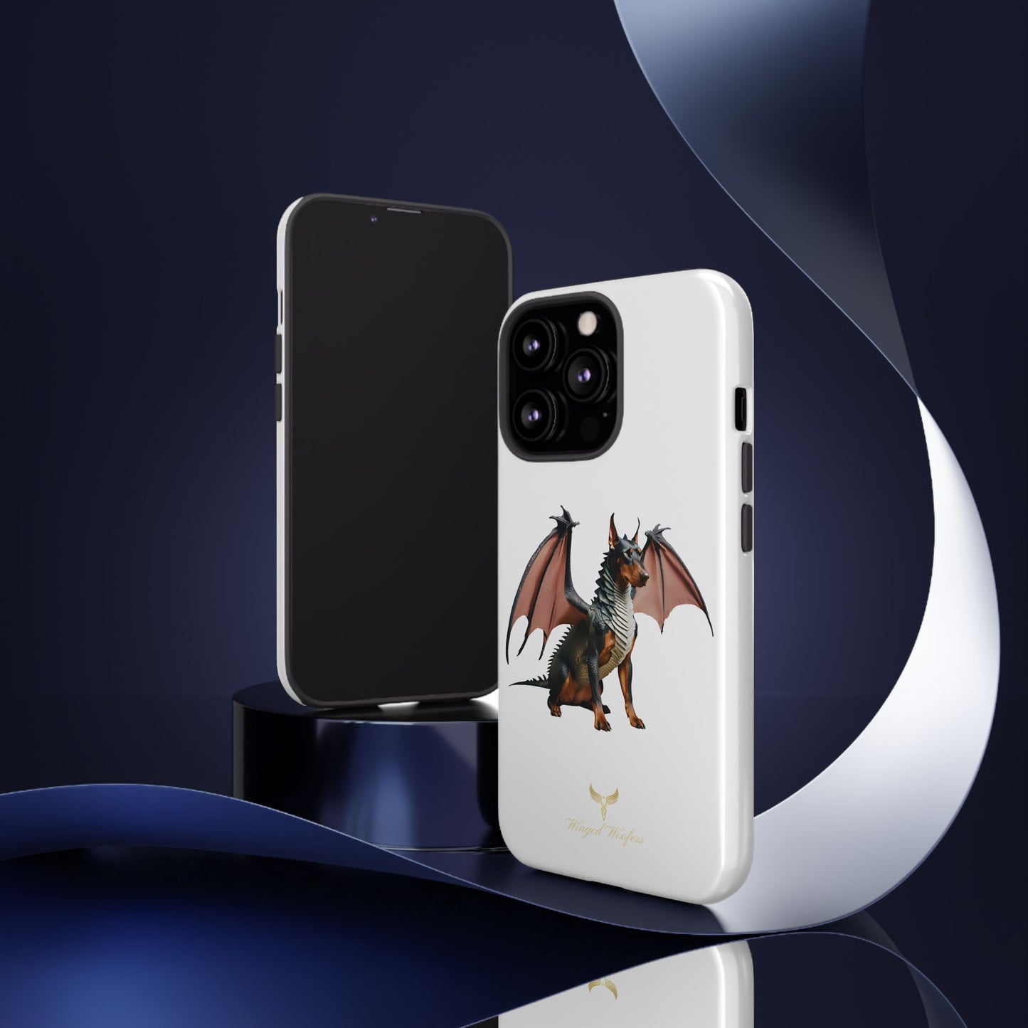 Mythical Doberman Pinscher Dragon Phone Case - Tough & Stylish Protection