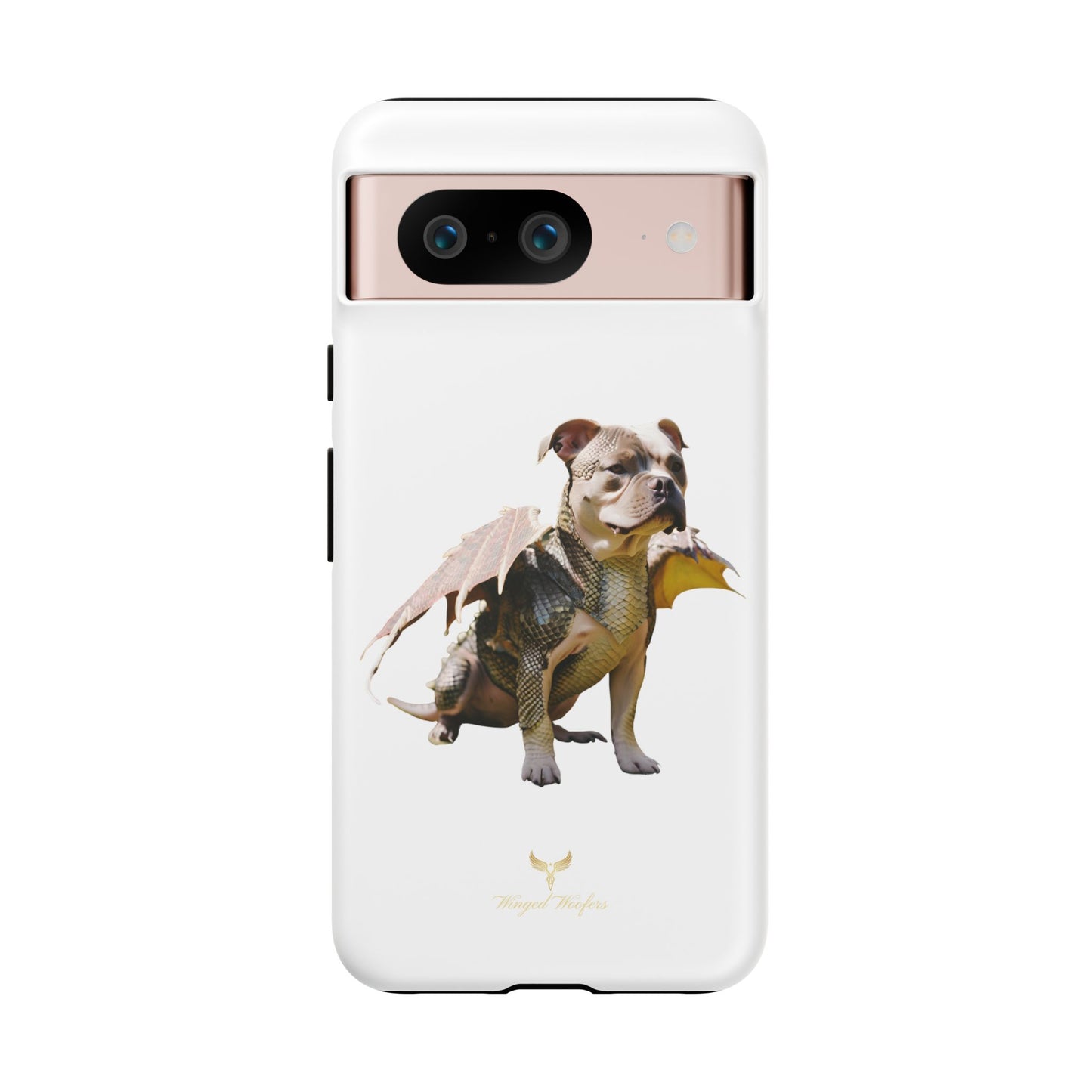 Staffordshire Bulldog Dragon Tough Phone Case - Unique Animal Design for Pet Lovers