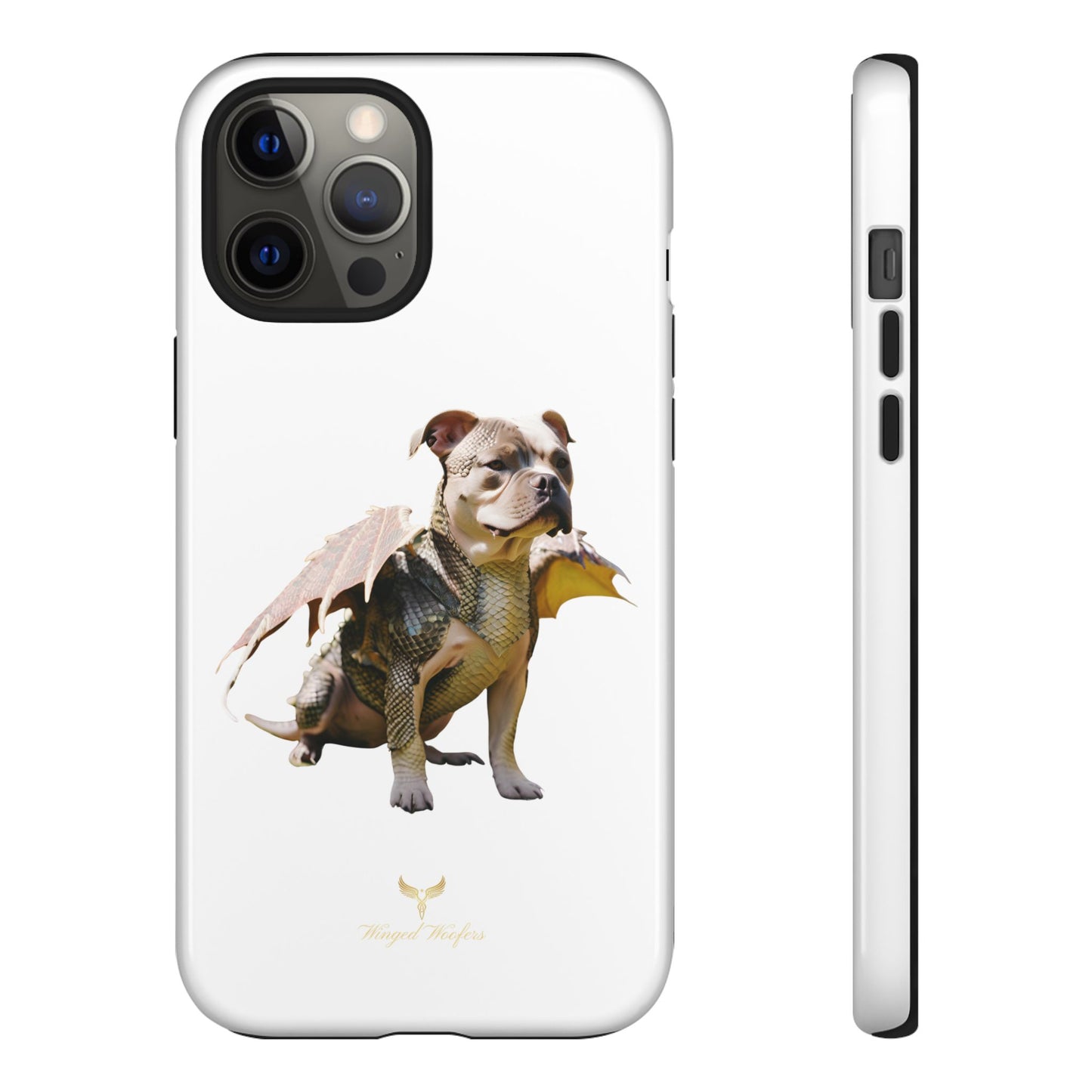 Staffordshire Bulldog Dragon Tough Phone Case - Unique Animal Design for Pet Lovers