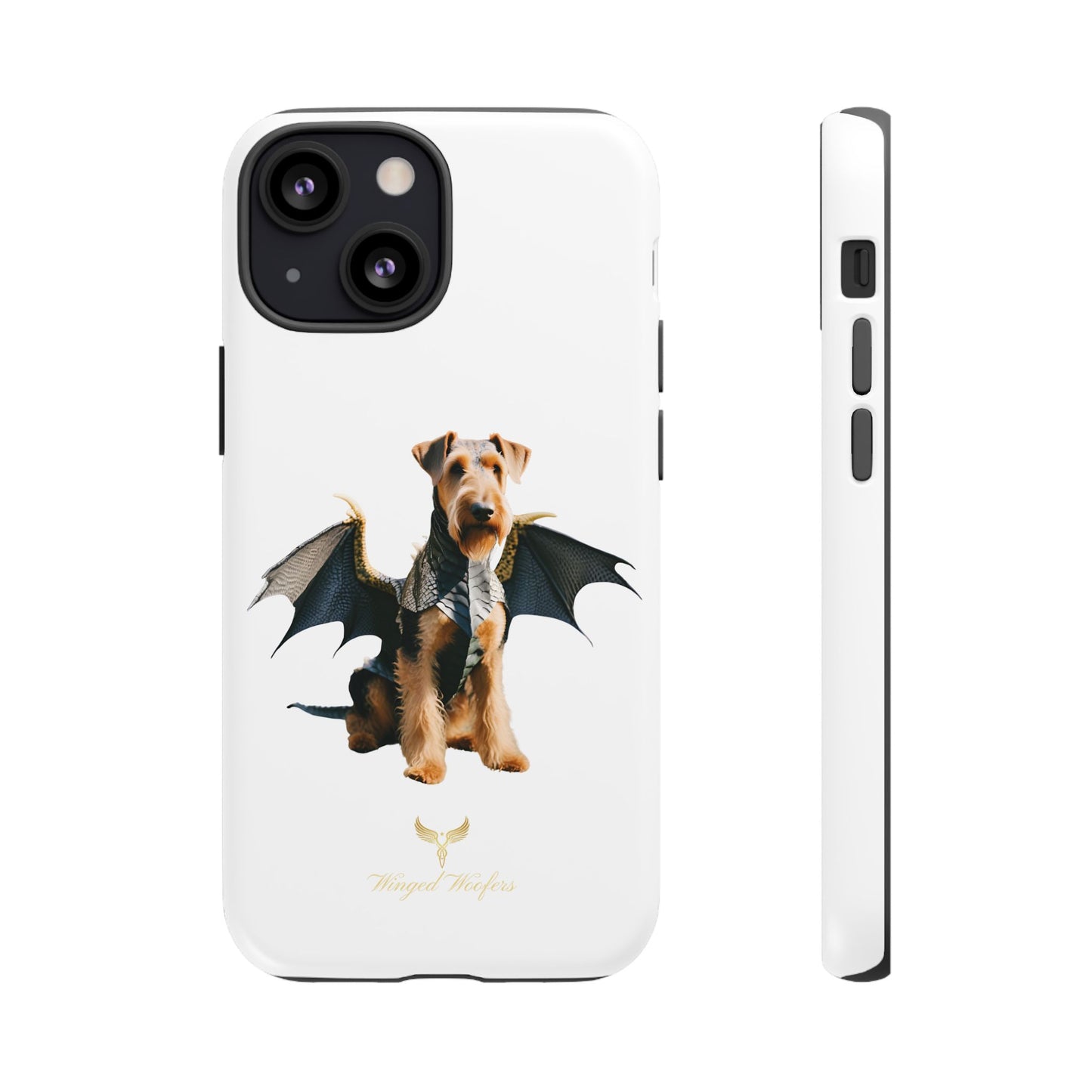 Cool Dragon Airedale Terrier Dog Phone Case - Tough Cases for Pet Lovers