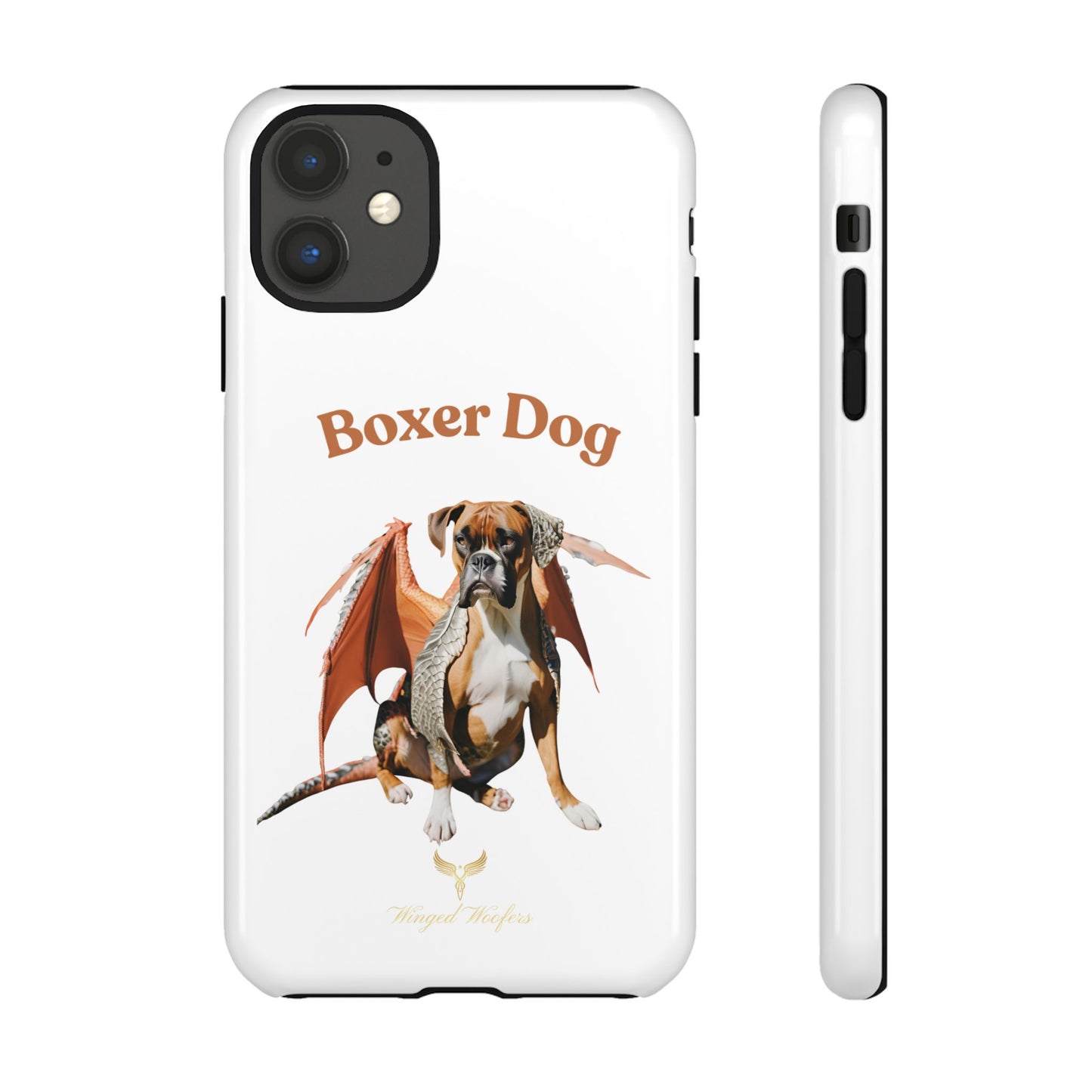 Boxer Dog Dragon Art Phone Case - Tough Cases