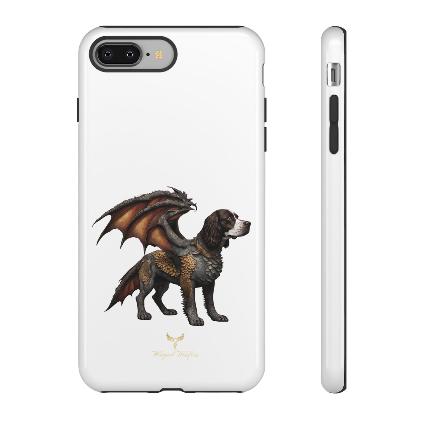 Fantasy Springer Spaniel as a Dragon Phone Case - Tough Cases for Pet Lovers