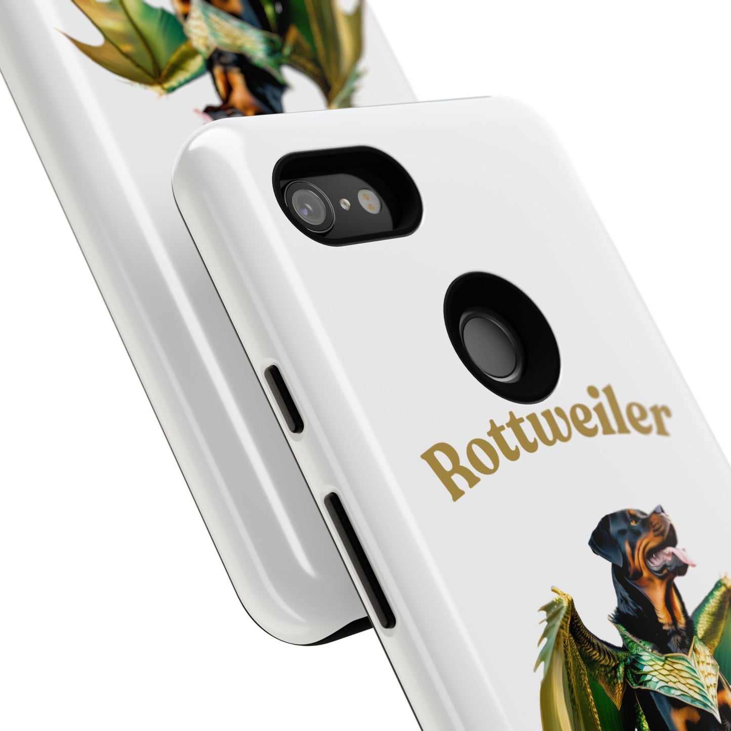 Rottweiler Dragon Wings Phone Case - Tough Cases for Dog Lovers