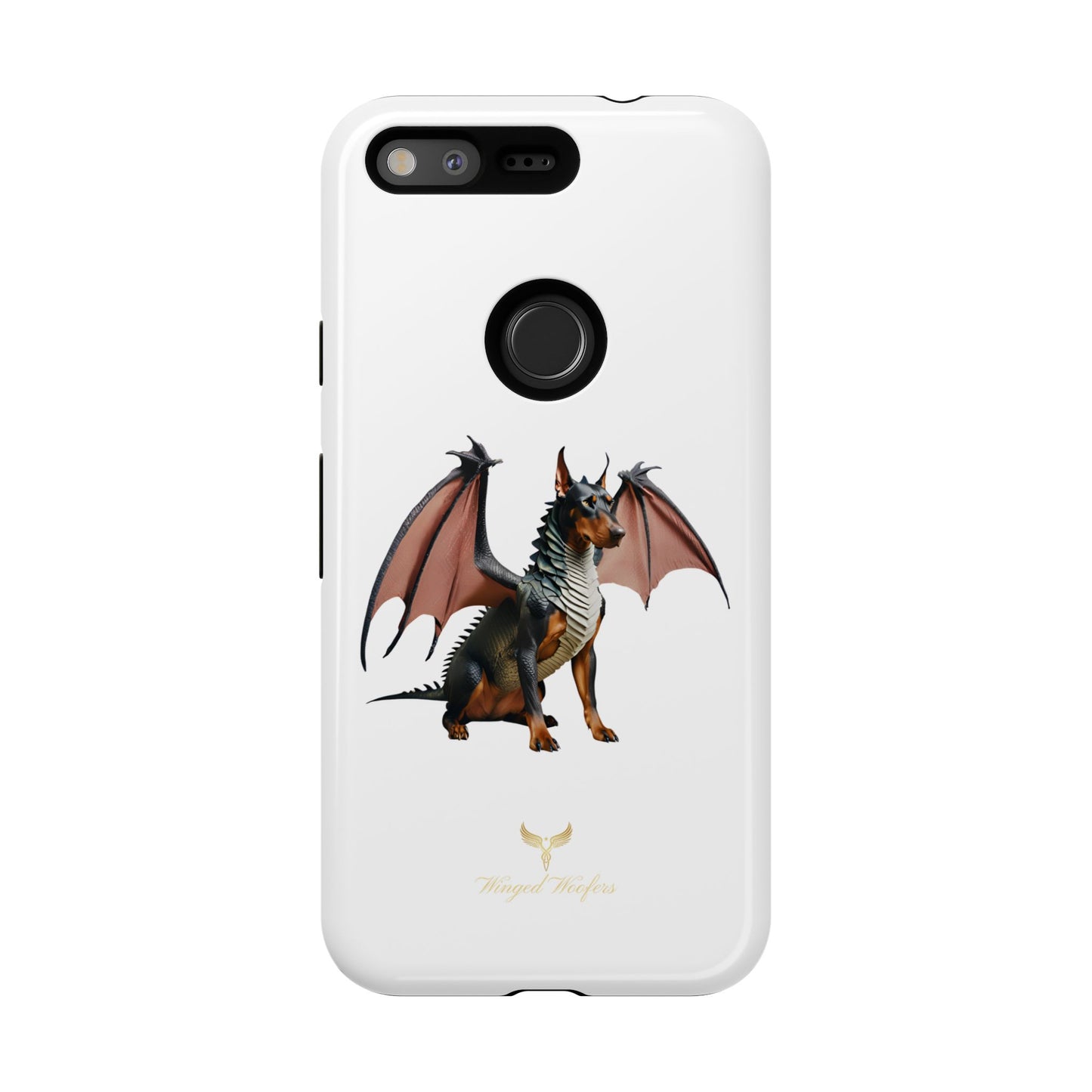 Mythical Doberman Pinscher Dragon Phone Case - Tough & Stylish Protection