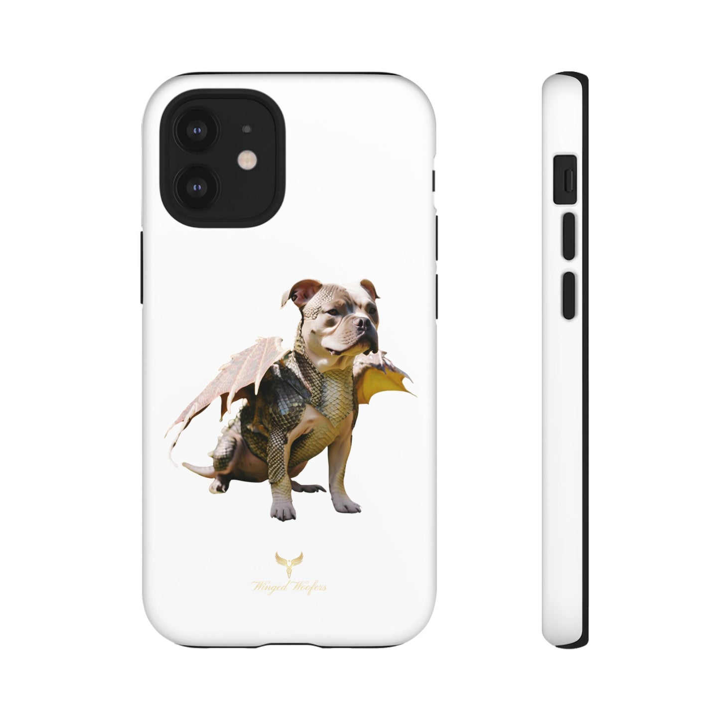 Staffordshire Bulldog Dragon Tough Phone Case - Unique Animal Design for Pet Lovers