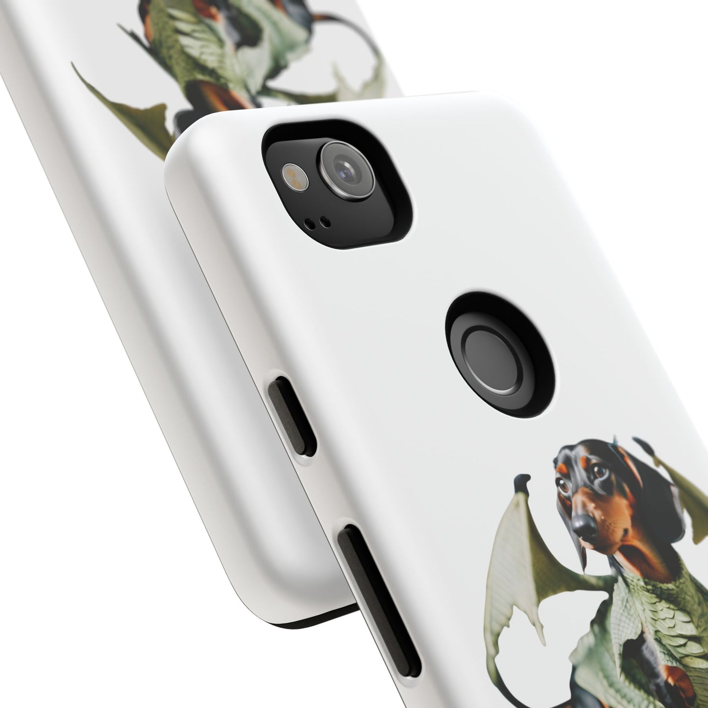 Whimsical Dragon Dog Phone Case - Tough Cases for Pet Lovers