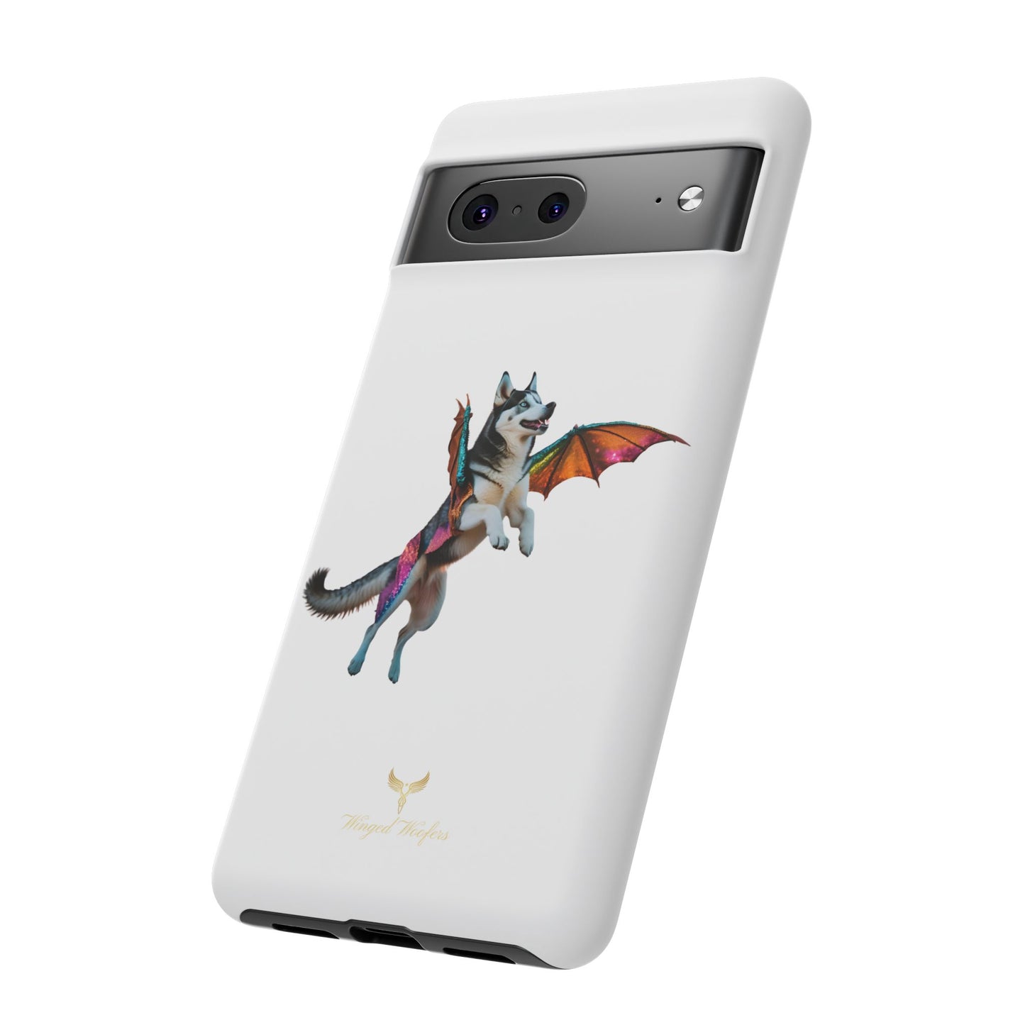 Magical Husky Pet Phone Case - Winged Dog Design | Tough Cases | Unique Animal Lover Gift