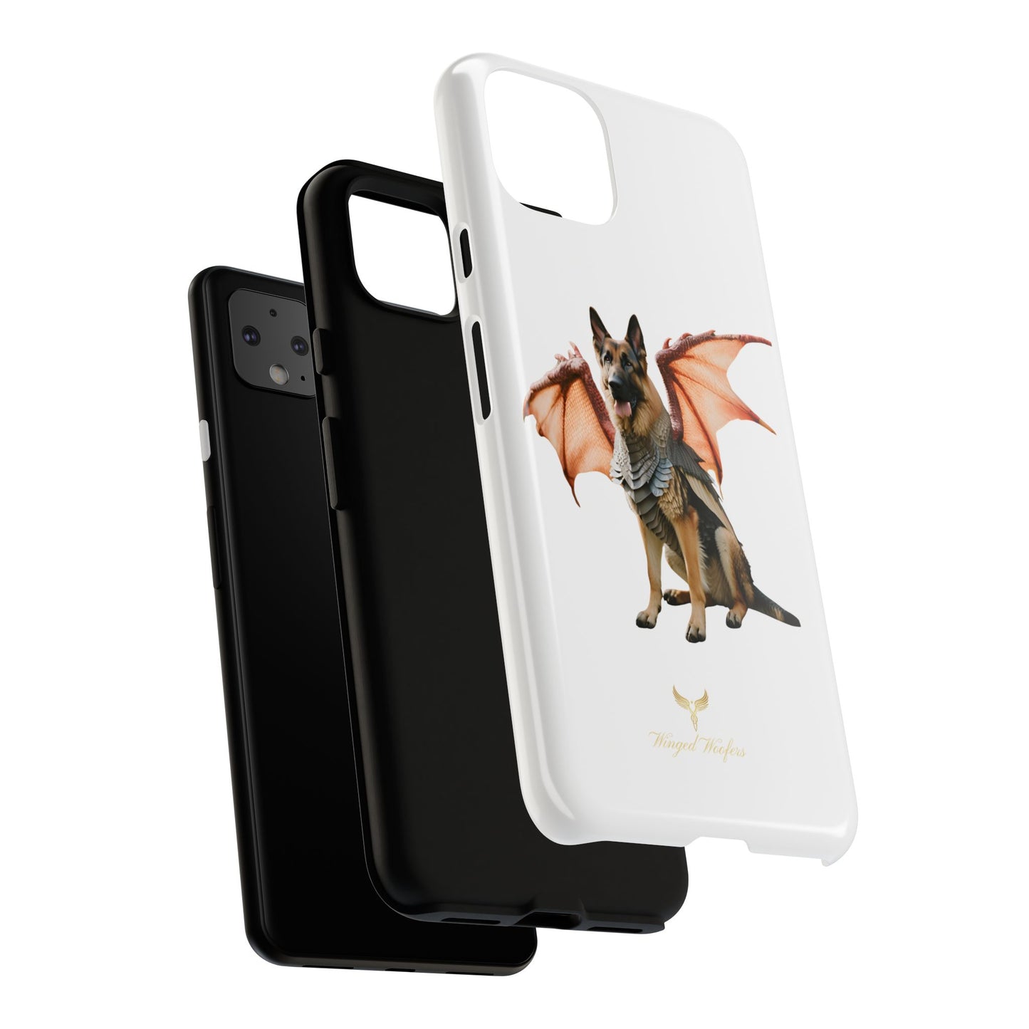 Mythical German Shepherd with Wings Dog iPhone Case | Tough Cases for Pet Lovers