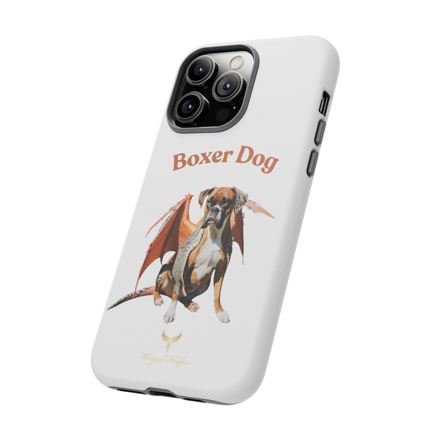 Boxer Dog Dragon Art Phone Case - Tough Cases