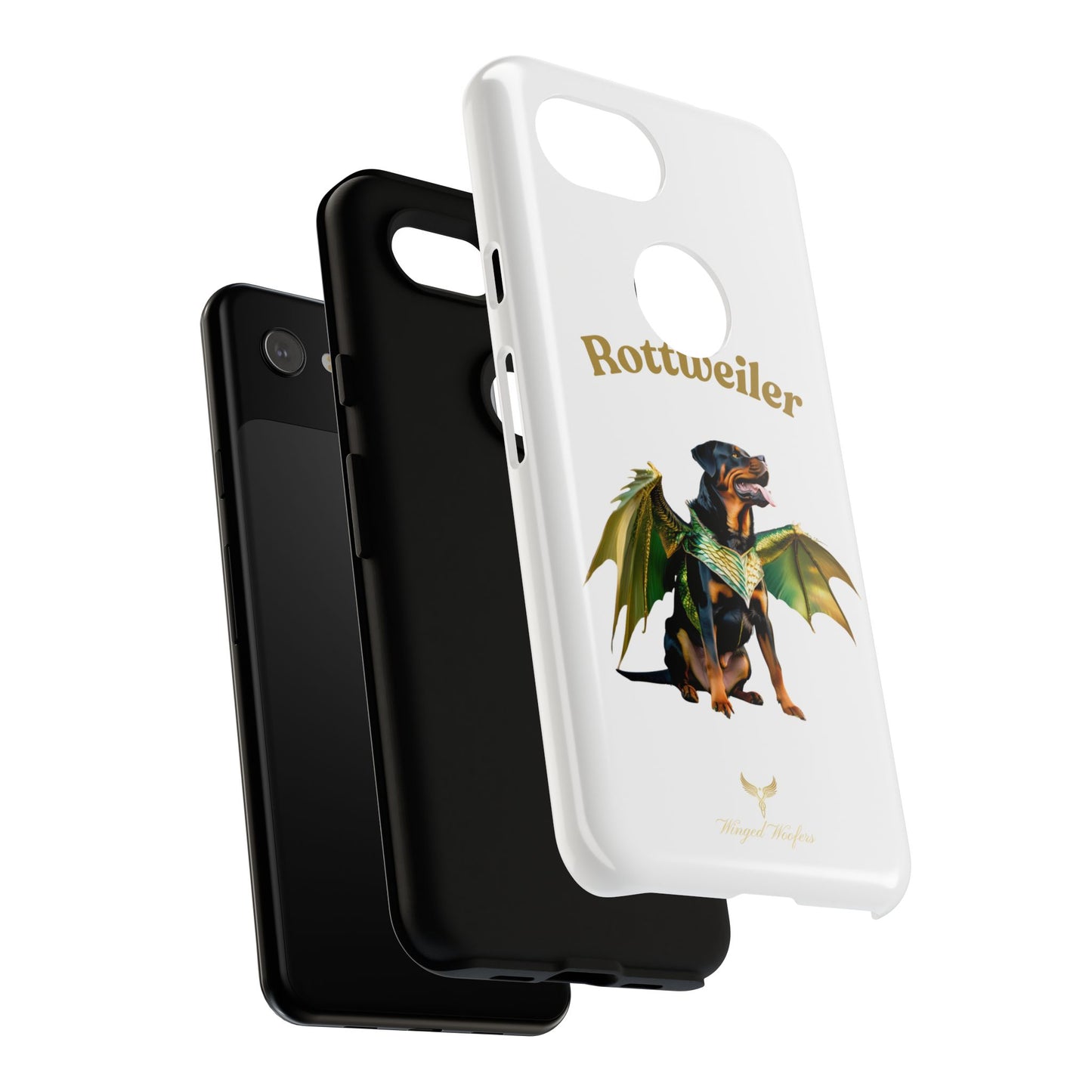 Rottweiler Dragon Wings Phone Case - Tough Cases for Dog Lovers